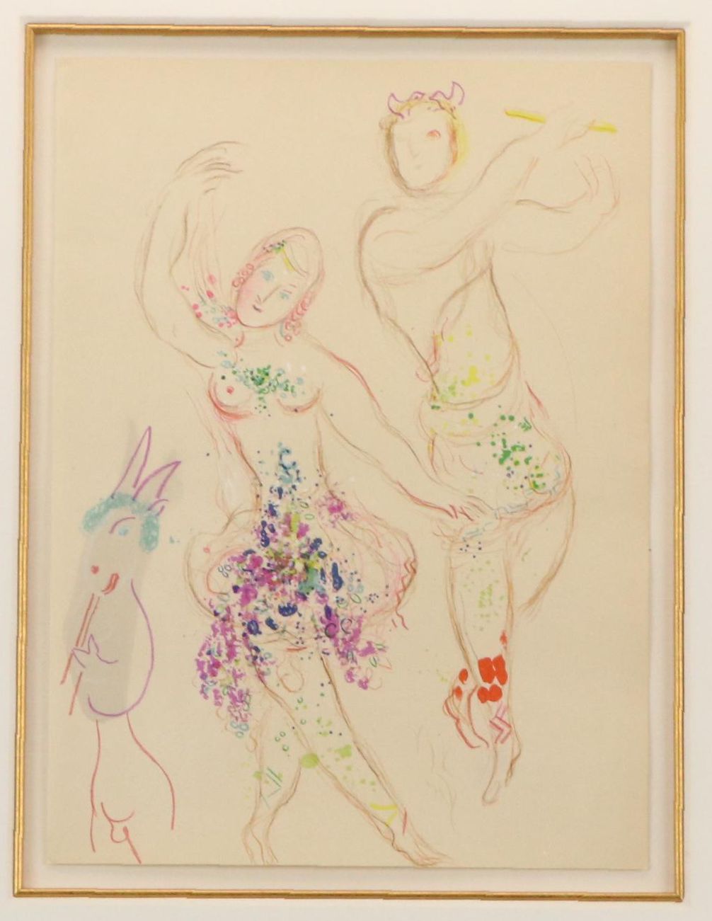 Marc Chagall Lithograph "Le Ballet," 1969