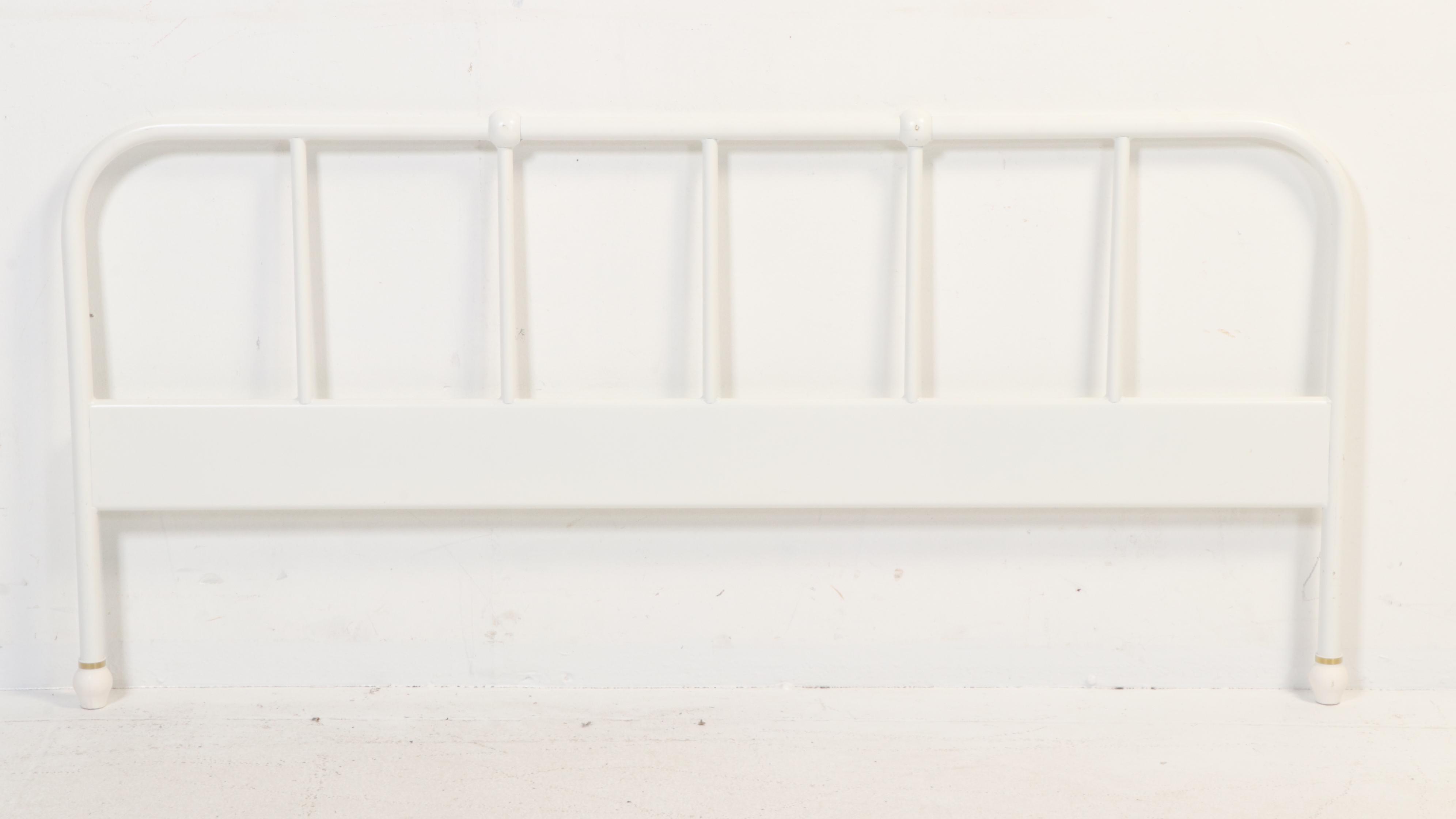 IKEA "SAGSTUA" White Painted Metal Queen Sized Bed Frame
