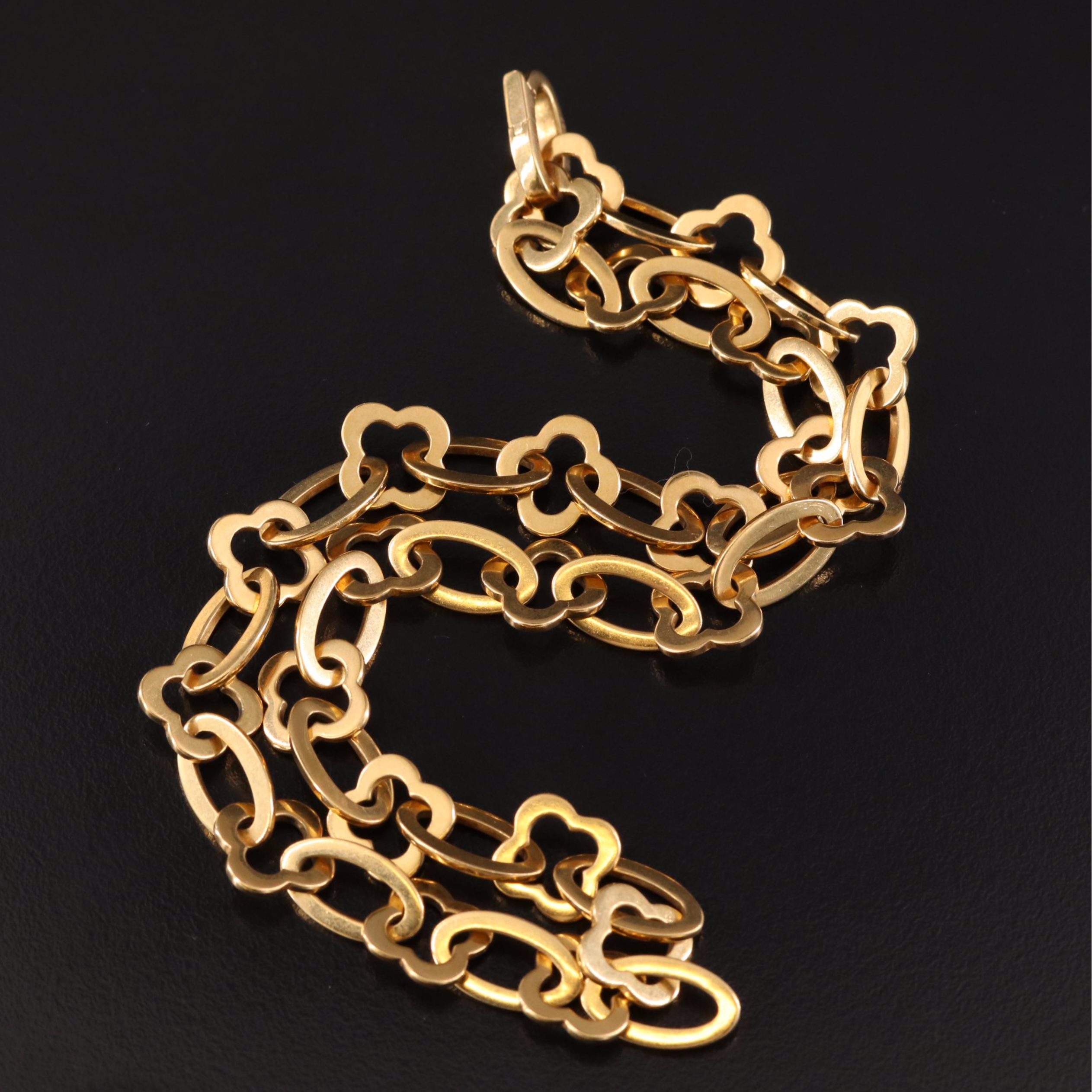 Van Cleef & Arpels 18K Byzantine Alhambra Necklace