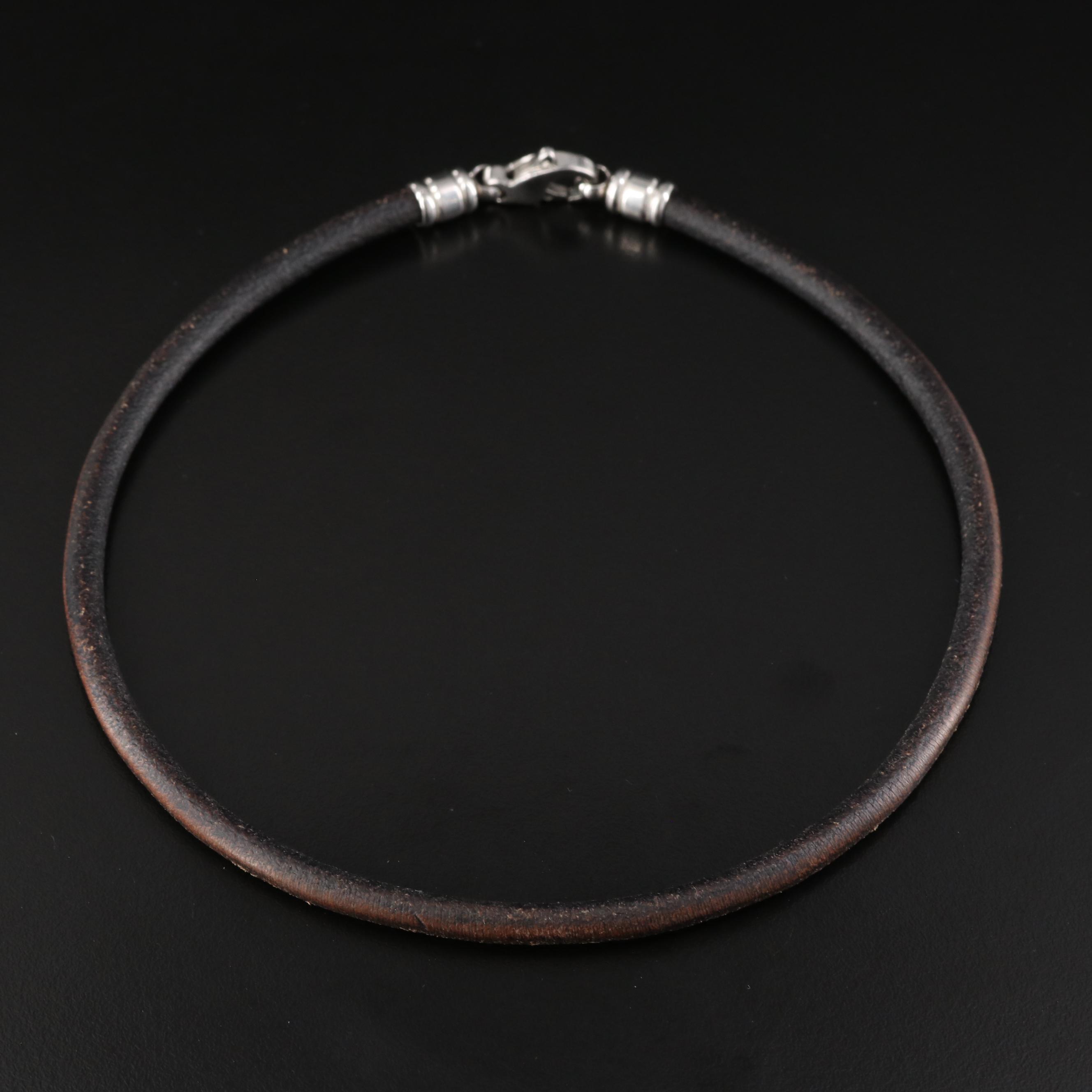 Bulgari BVLGARI Tondo 18K and Stainless Steel Sun Pendant with Cords