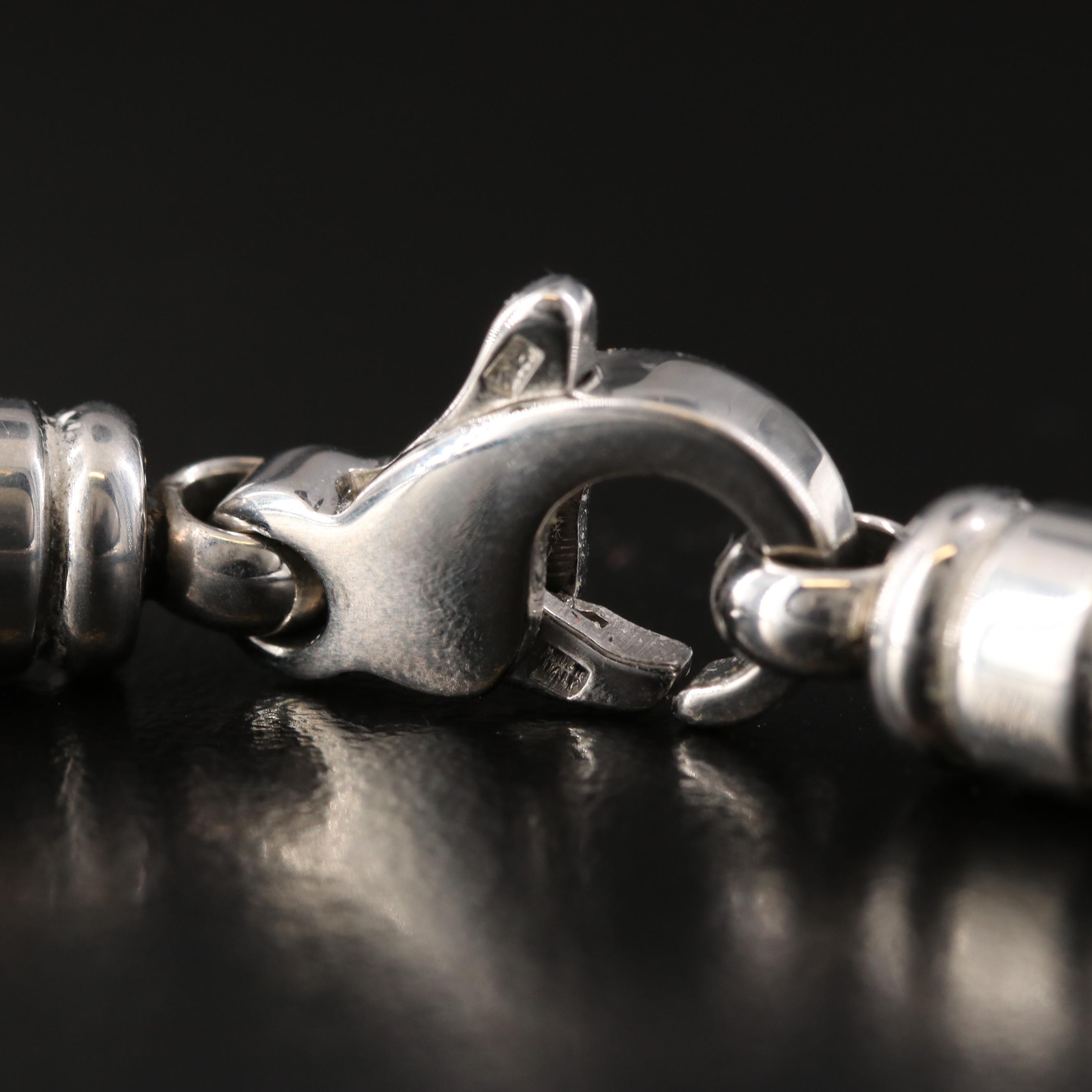 Bulgari BVLGARI Tondo 18K and Stainless Steel Sun Pendant with Cords