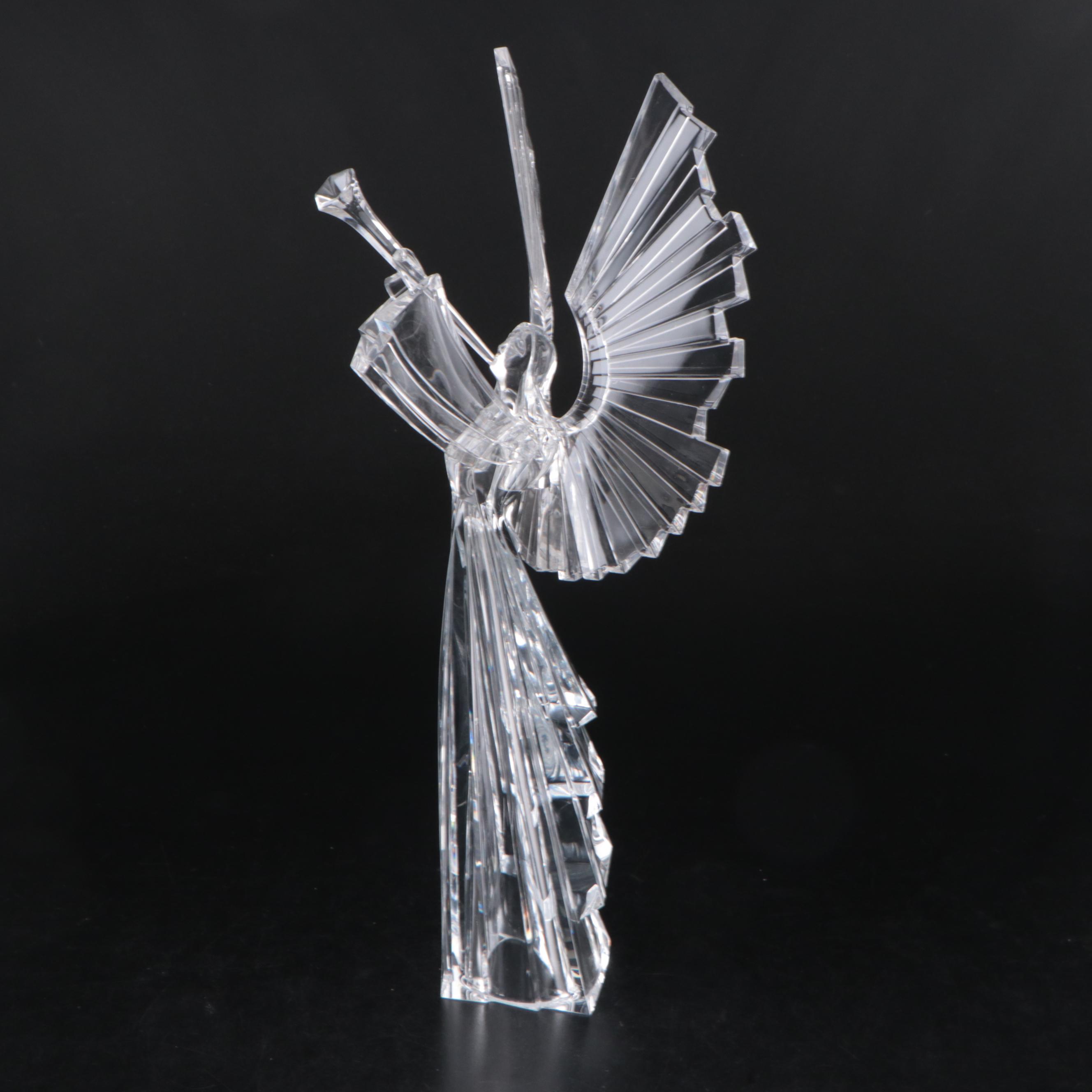Clear Acrylic Angel Figurines