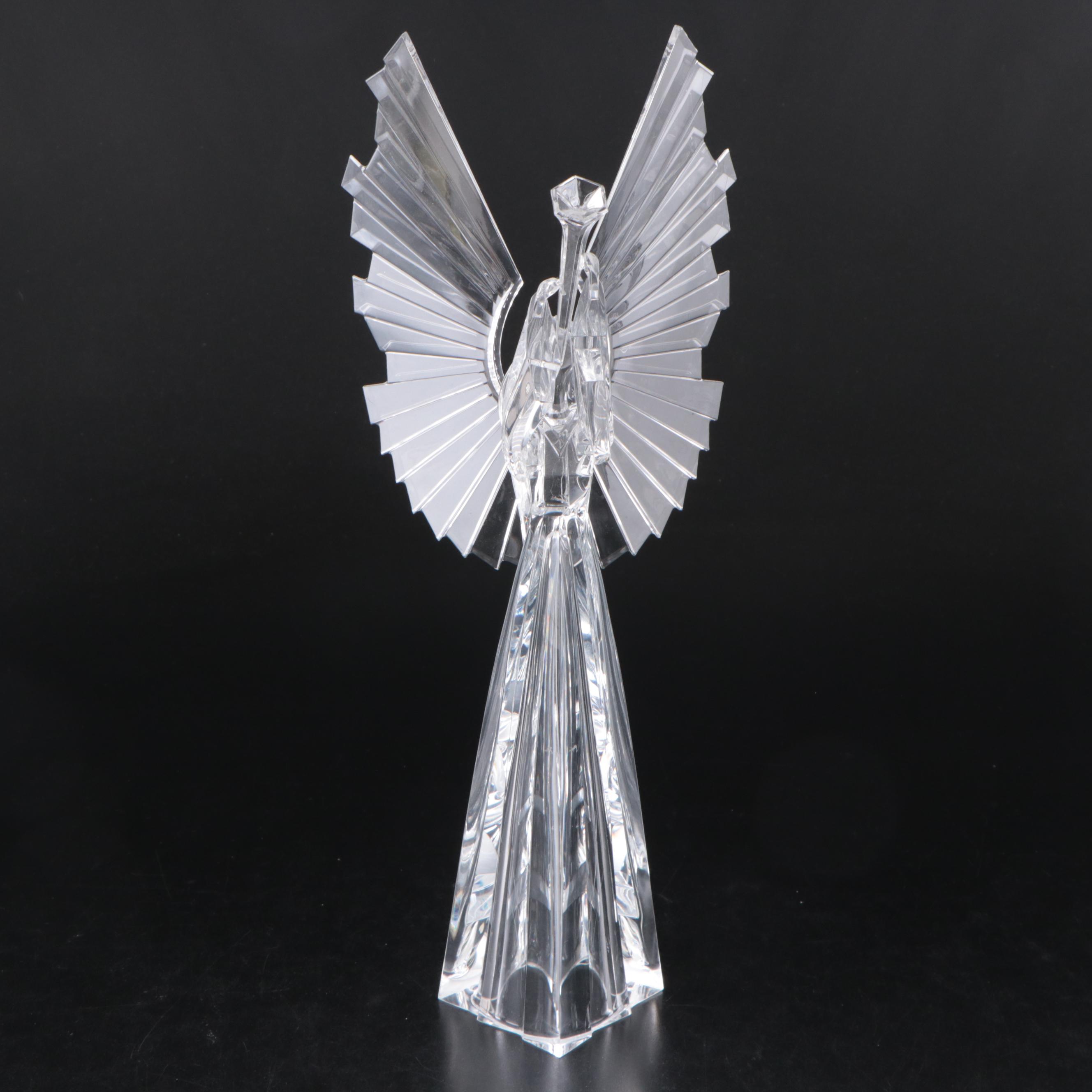 Clear Acrylic Angel Figurines