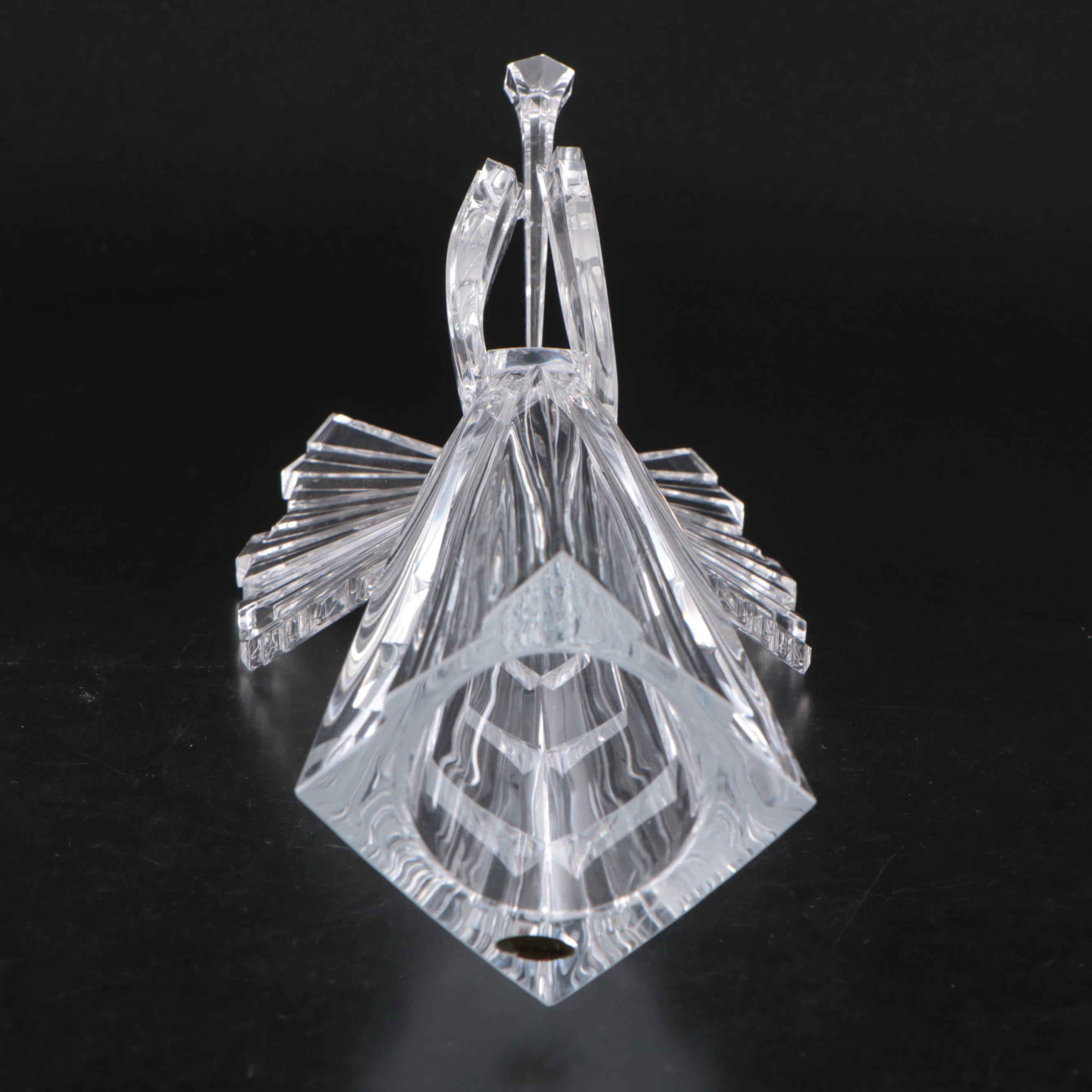 Clear Acrylic Angel Figurines