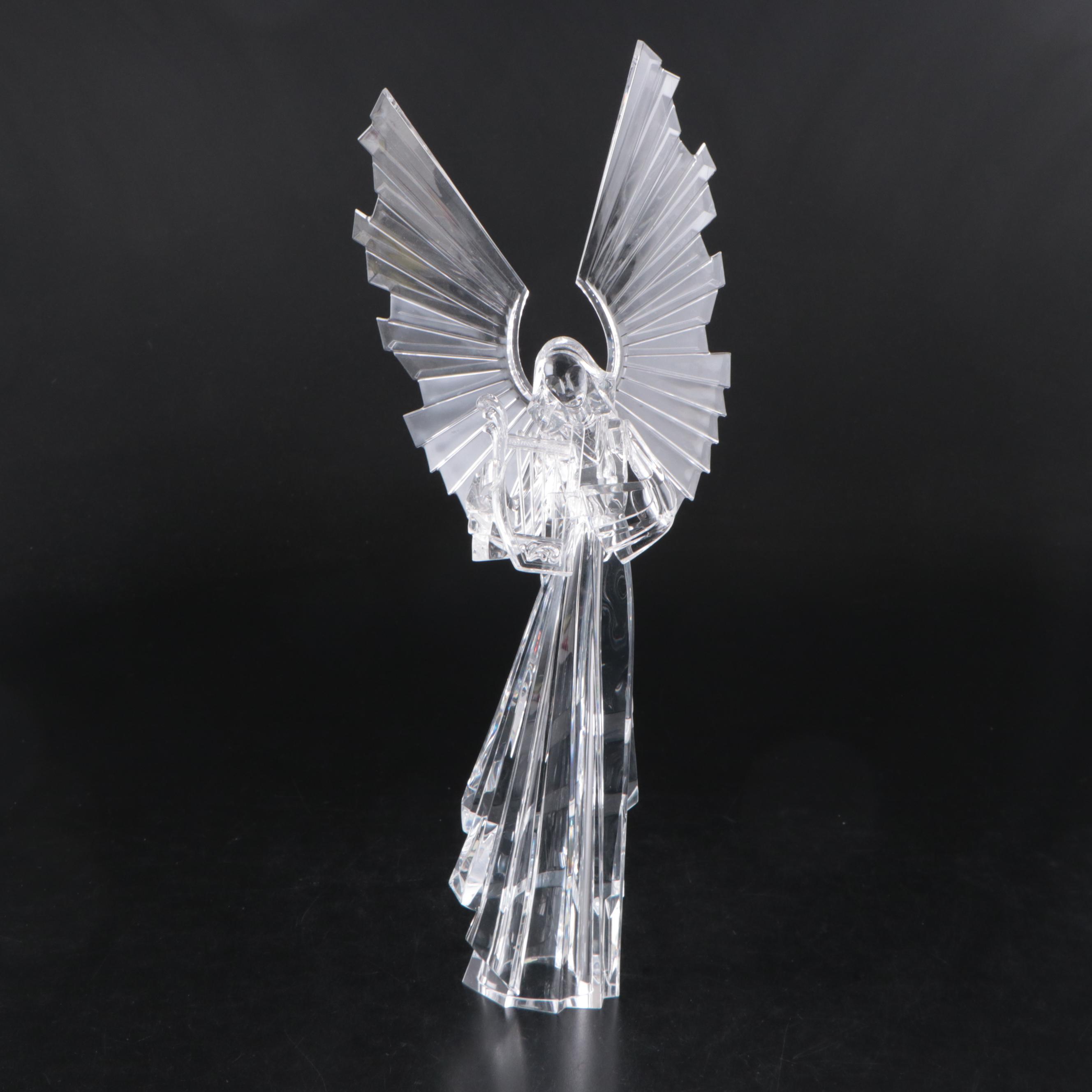 Clear Acrylic Angel Figurines