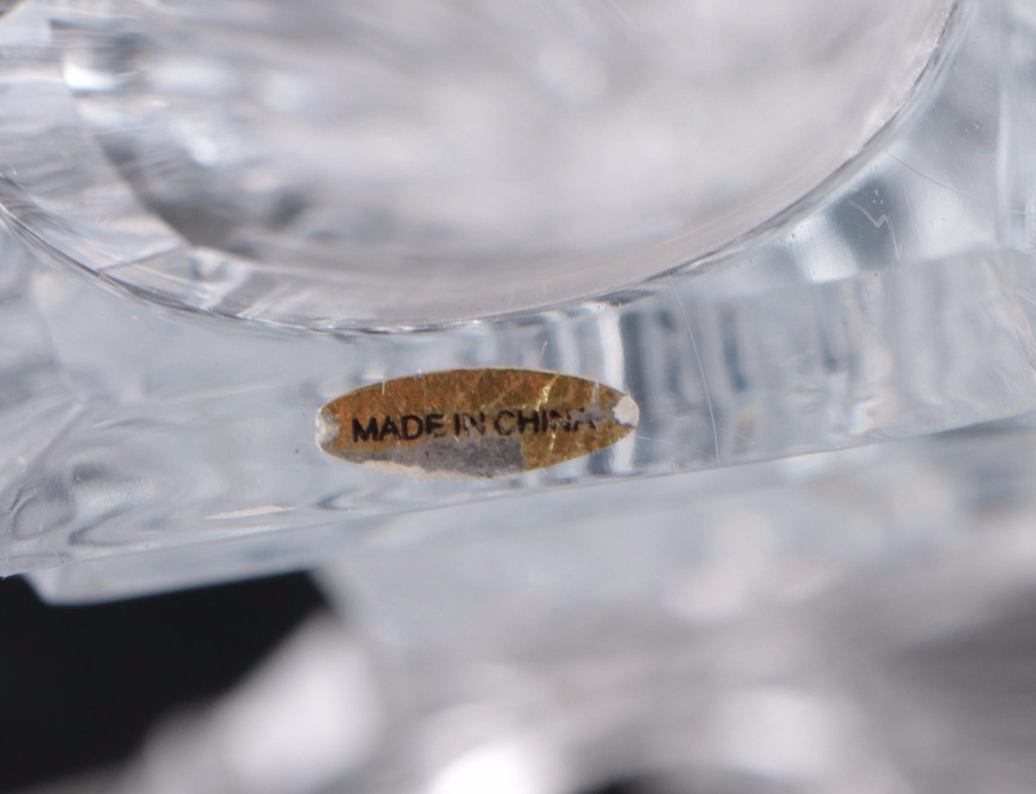 Clear Acrylic Angel Figurines