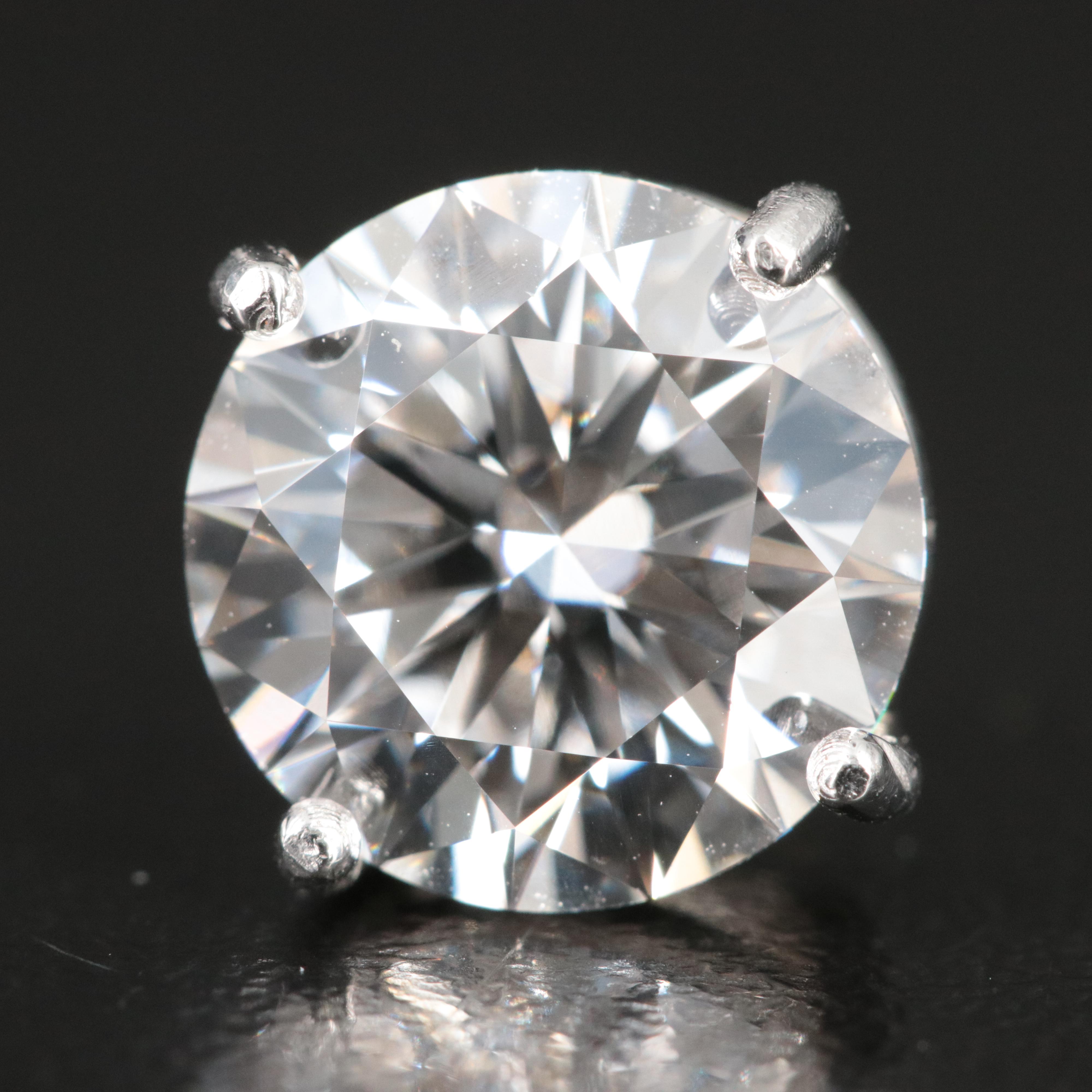 14K 6.96 CTW Lab Grown Diamond Stud Earrings with IGI Reports