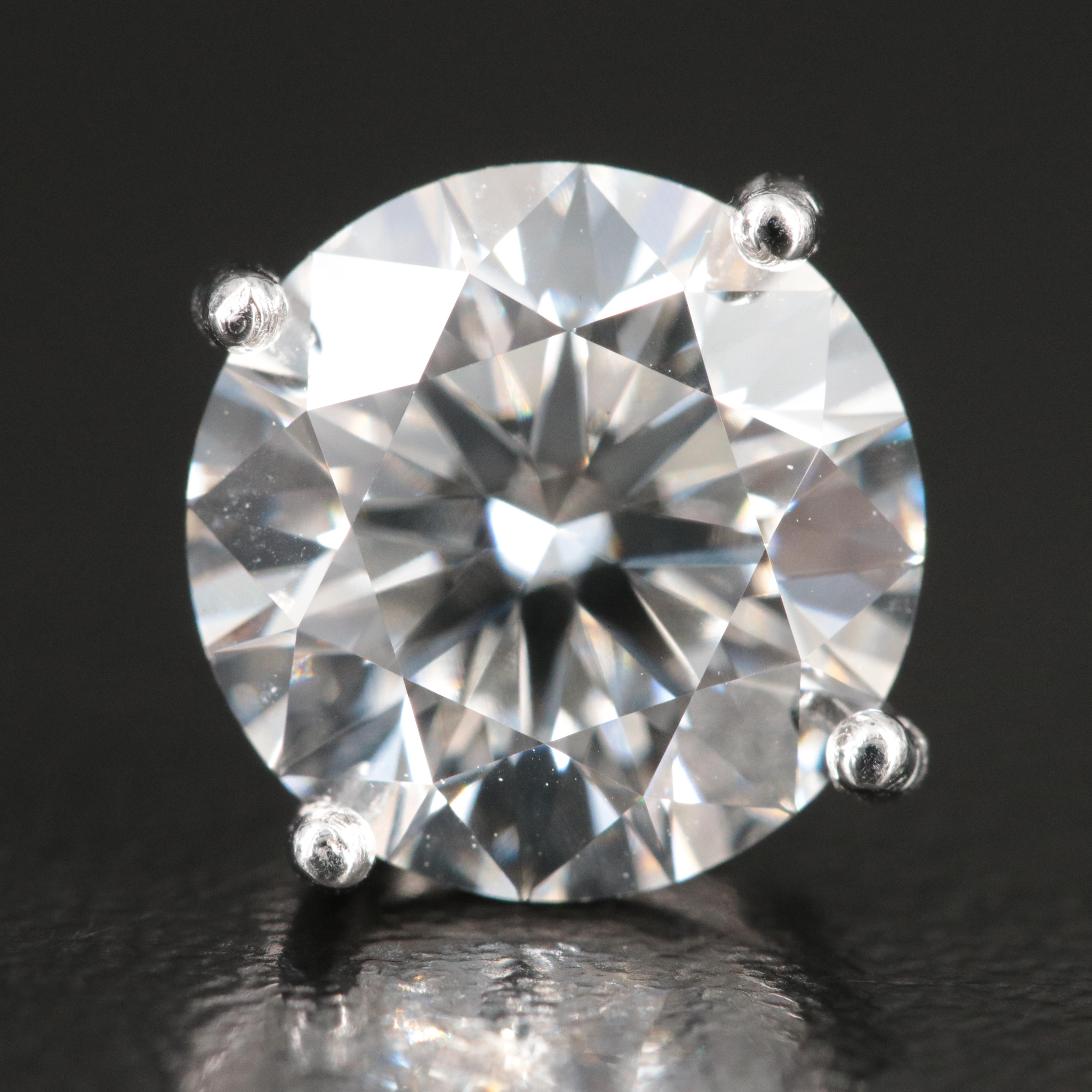 14K 6.96 CTW Lab Grown Diamond Stud Earrings with IGI Reports