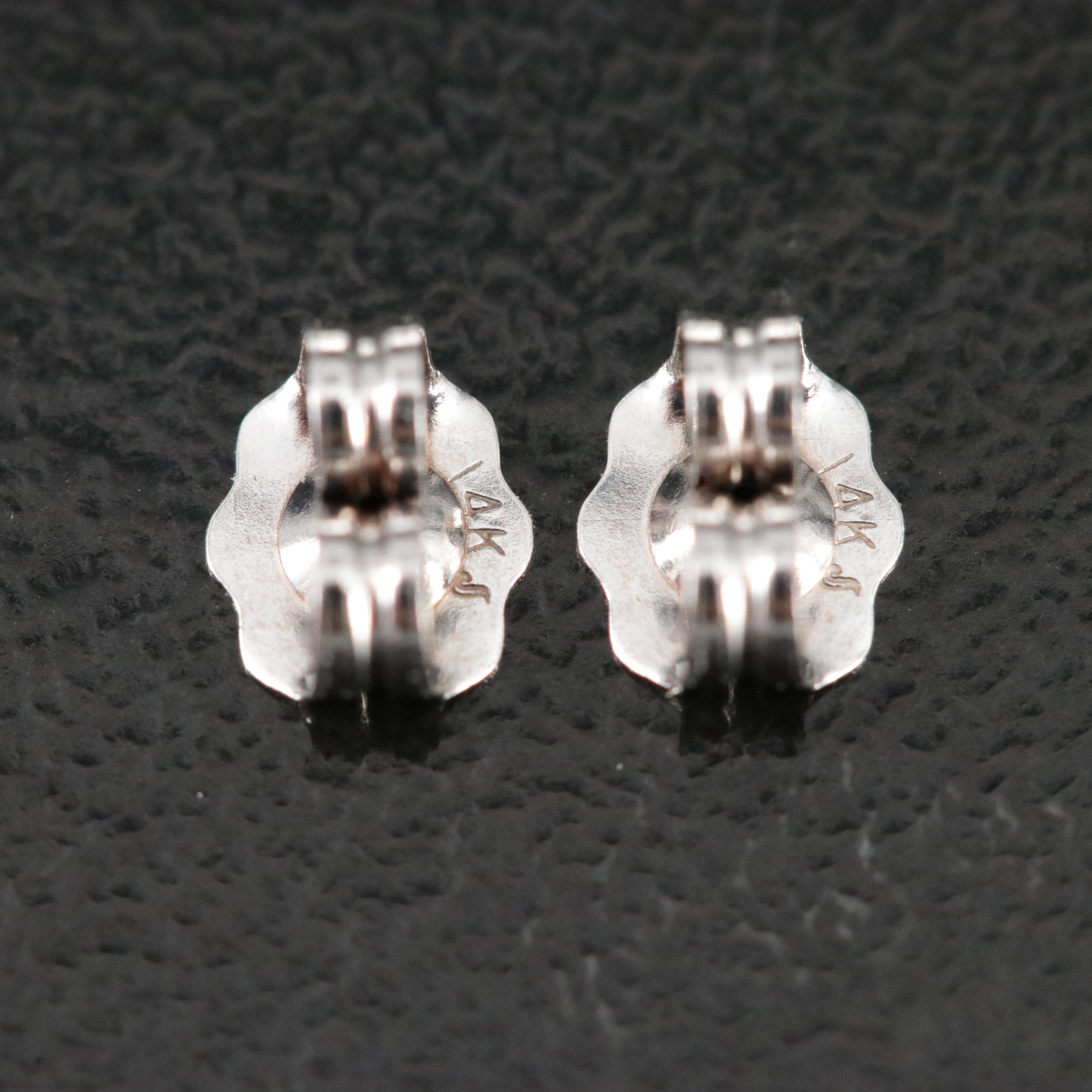 14K 6.96 CTW Lab Grown Diamond Stud Earrings with IGI Reports