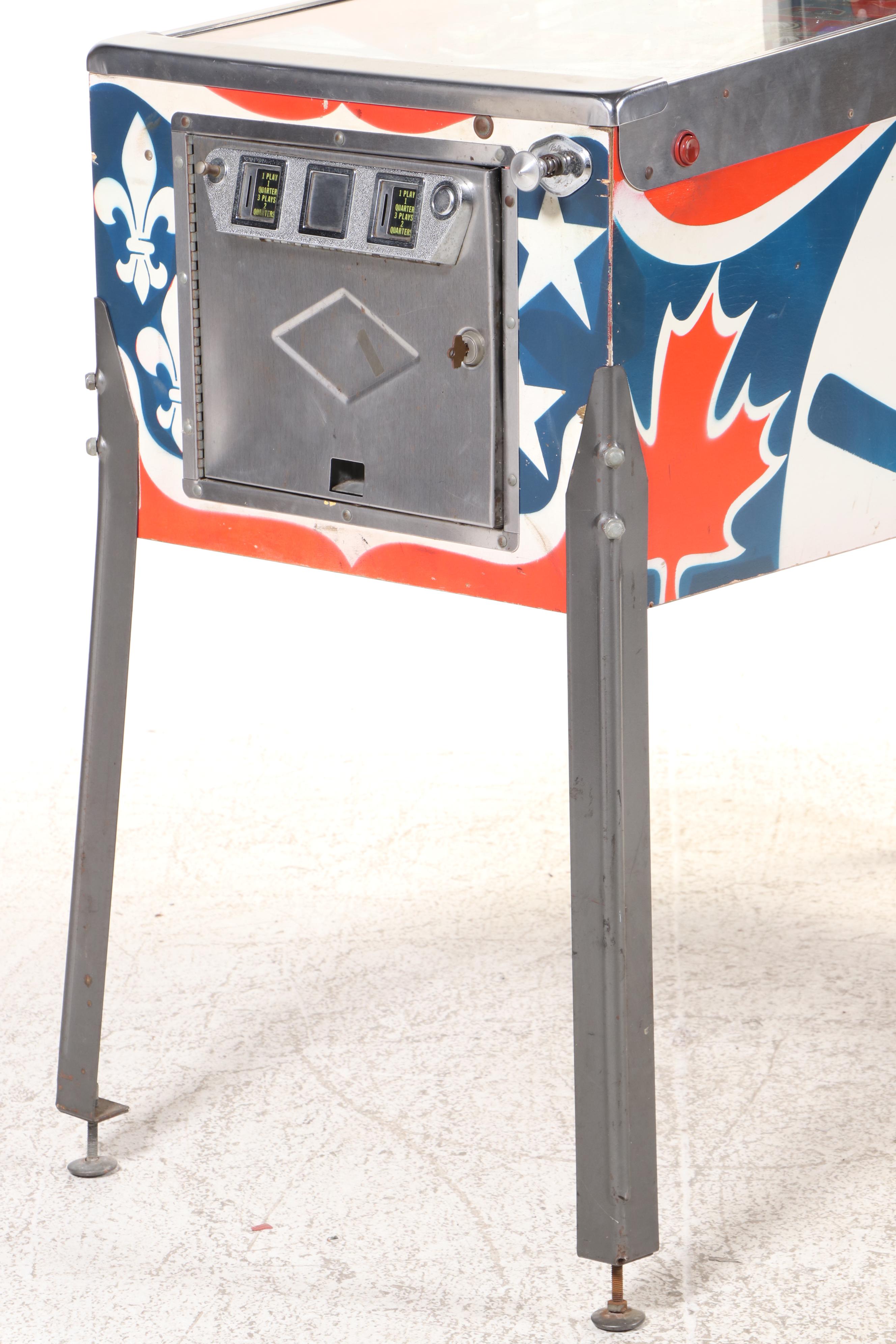 Bally Manufacturing Co. Bobby Orr's Power Play Pinball Machine, Late 20th C.