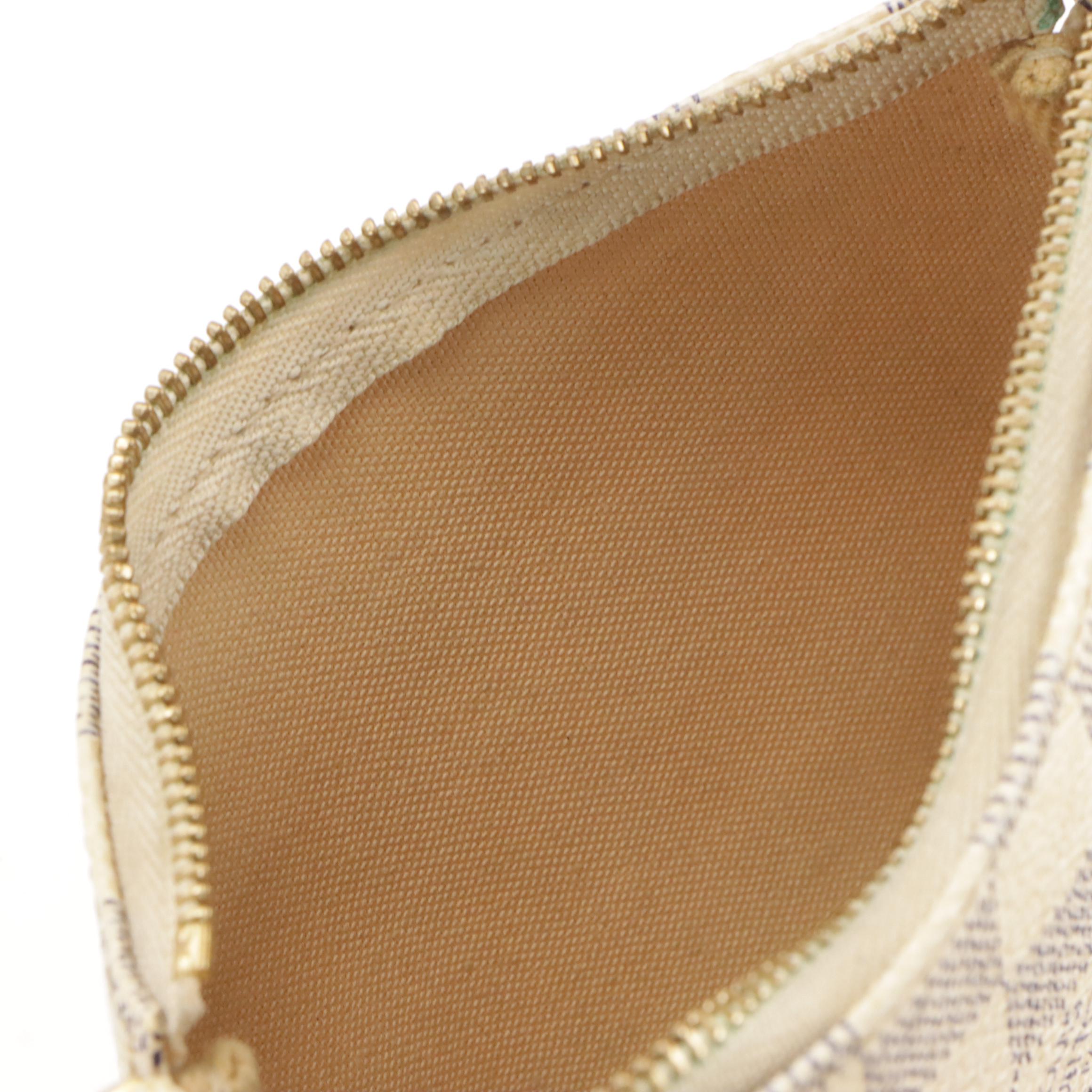 Louis Vuitton Mini Pochette Accessories in Damier Azur Canvas