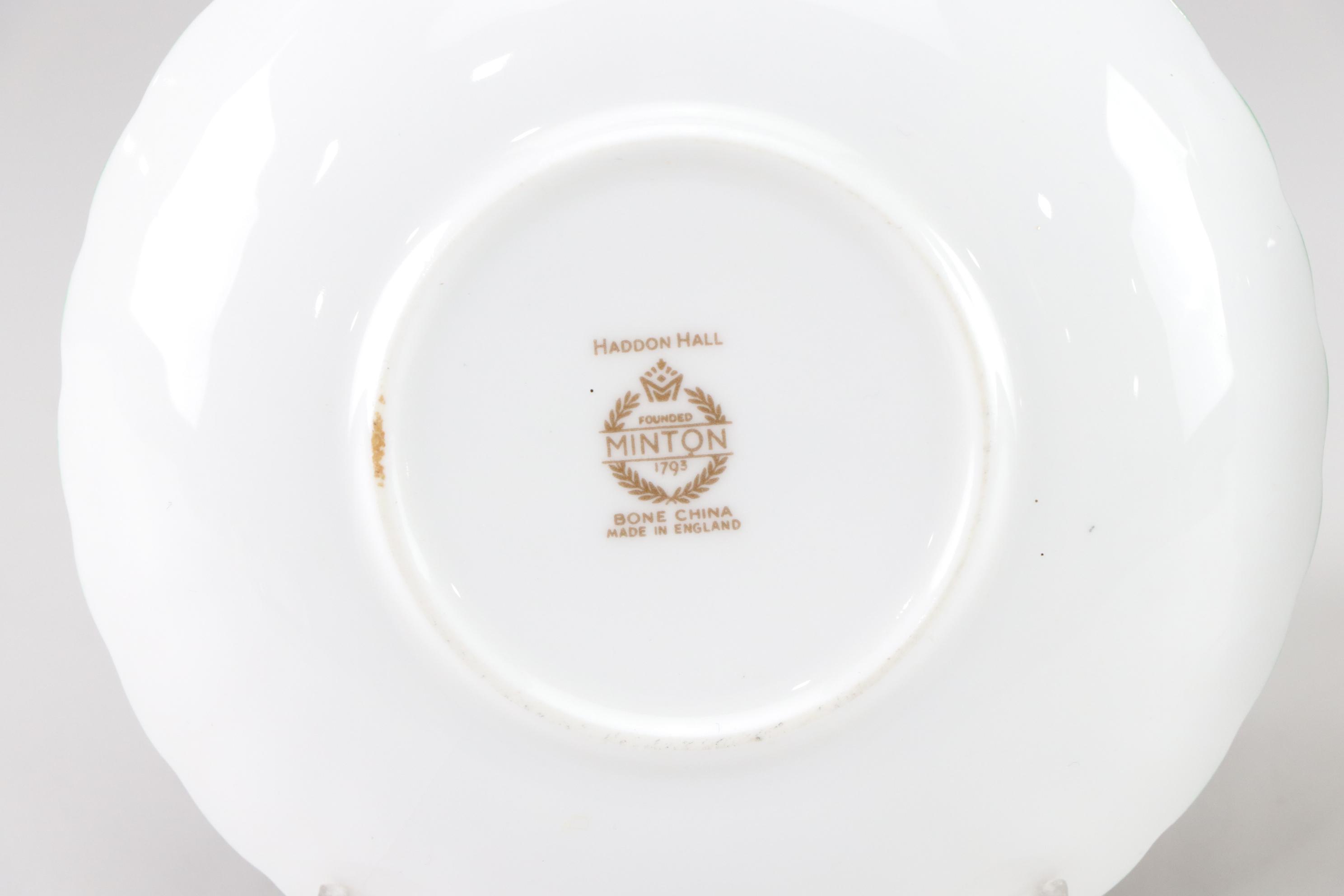 Assorted Porcelain Cups and Saucers with George III's Mug