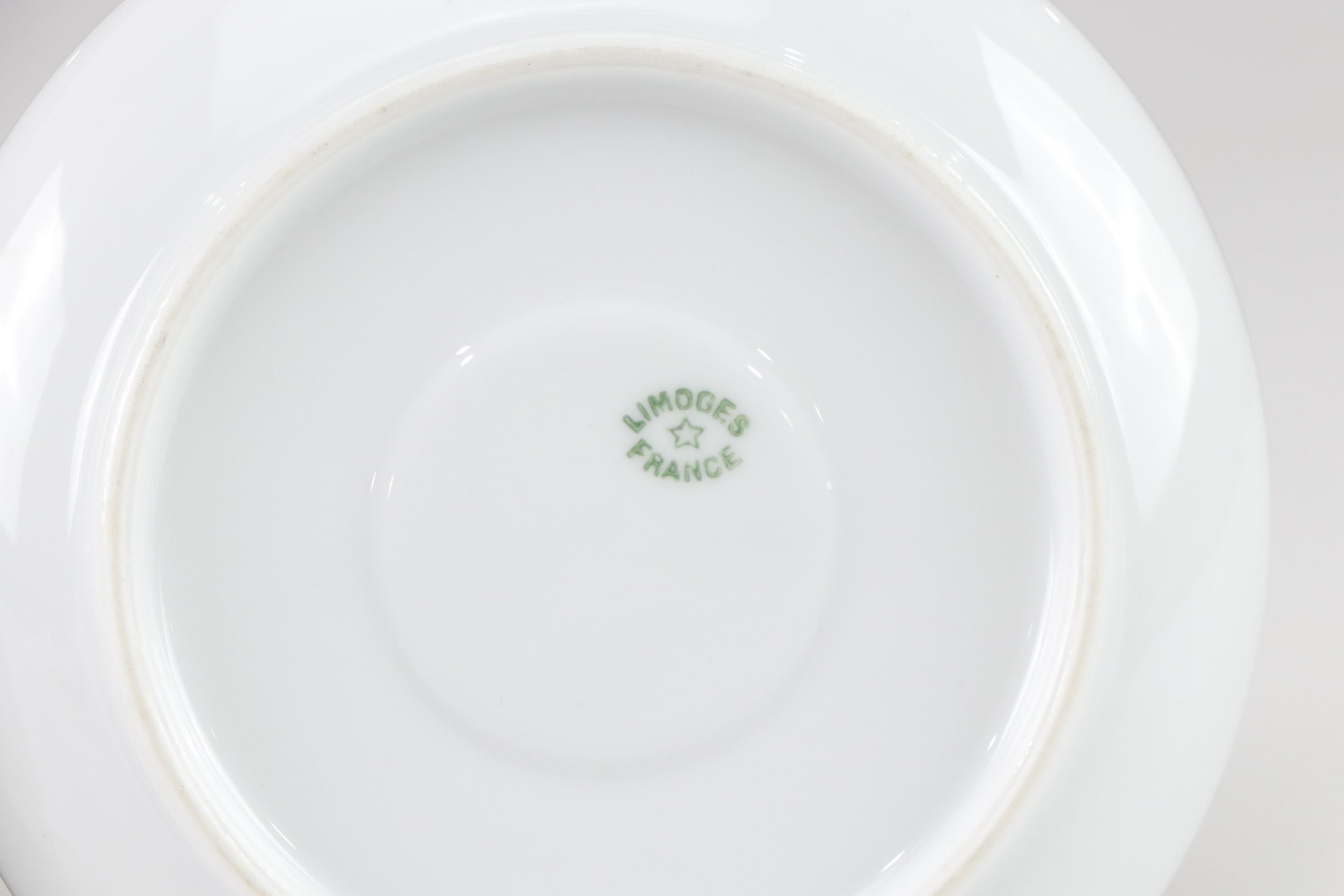 Assorted Porcelain Cups and Saucers with George III's Mug