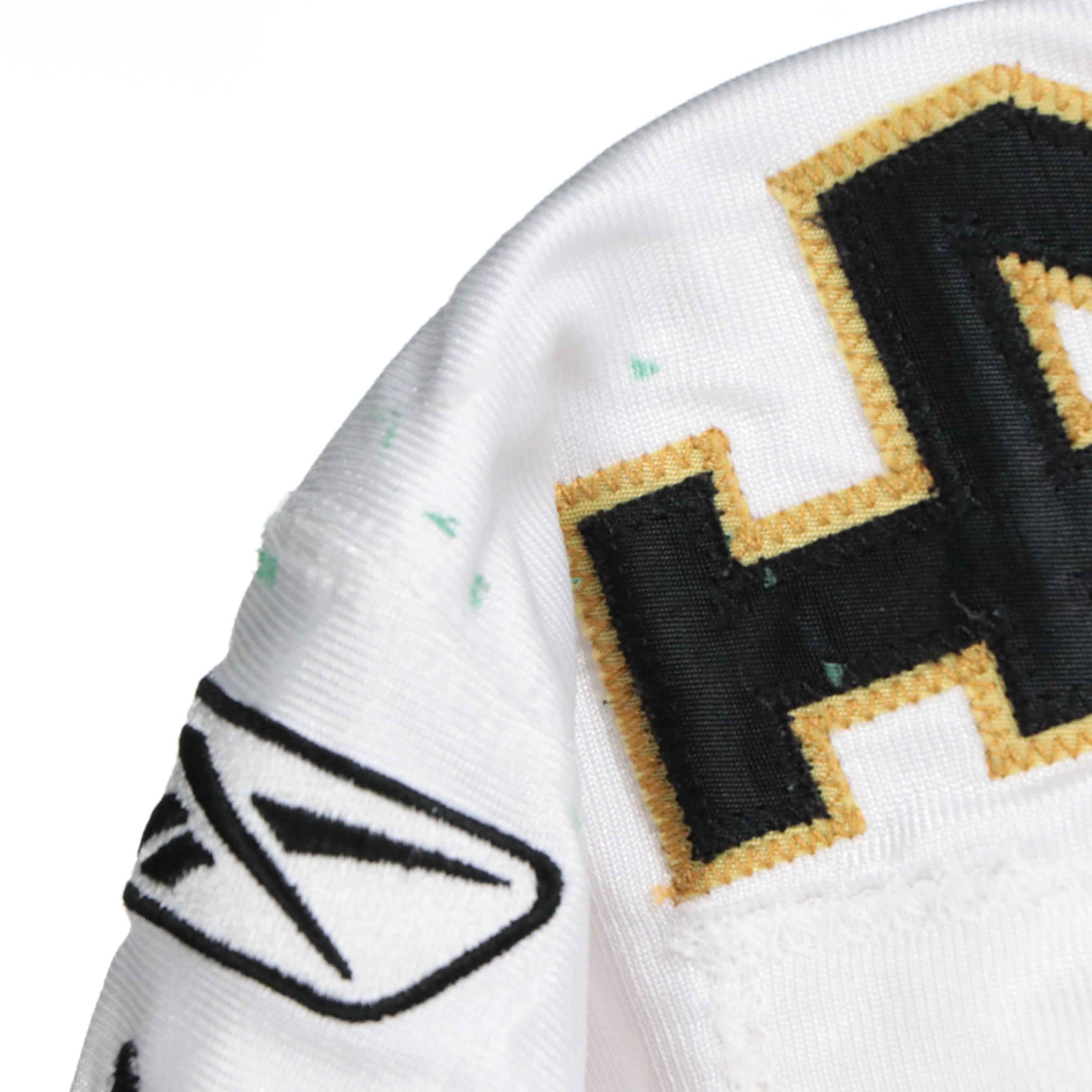 Charles Grant Game Used New Orleans Saints Jersey and Signed Football