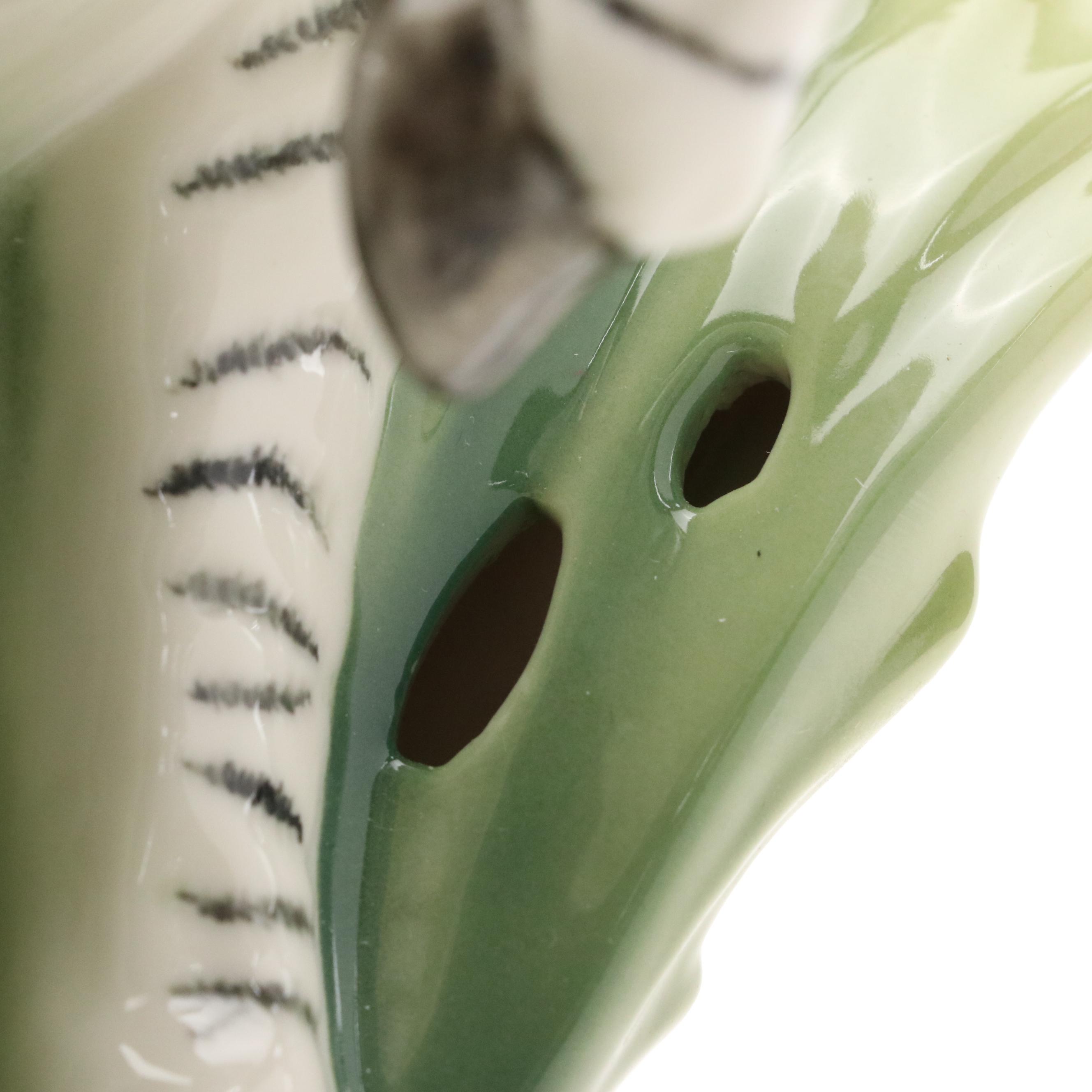 Franz "Jungle Beauties-Safari" Porcelain Figural Zebra Vase, 2003-2013