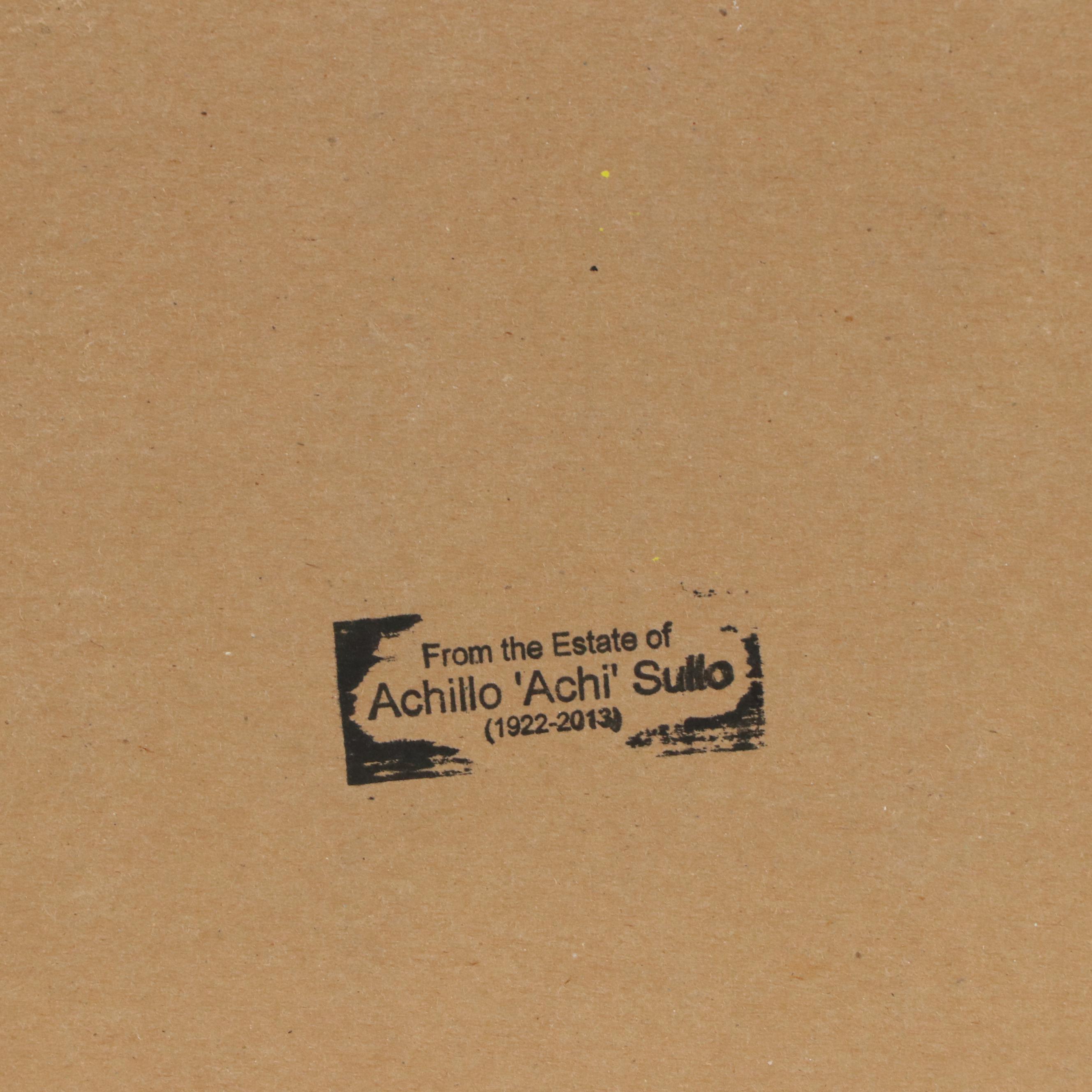 Achillo “Achi” Sullo Abstract Acrylic Painting