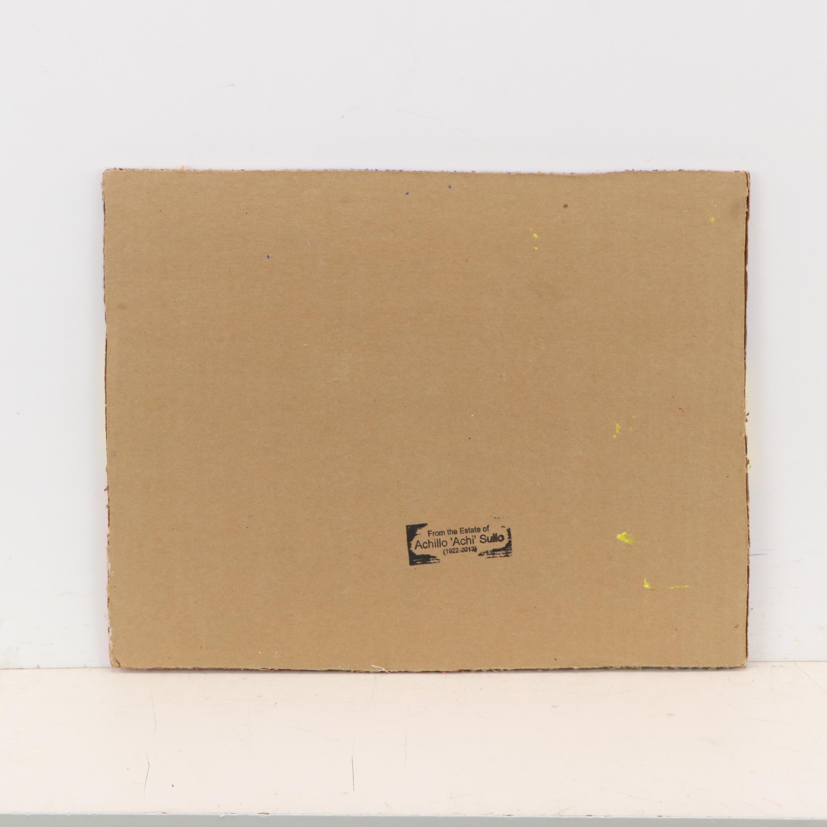 Achillo “Achi” Sullo Abstract Acrylic Painting