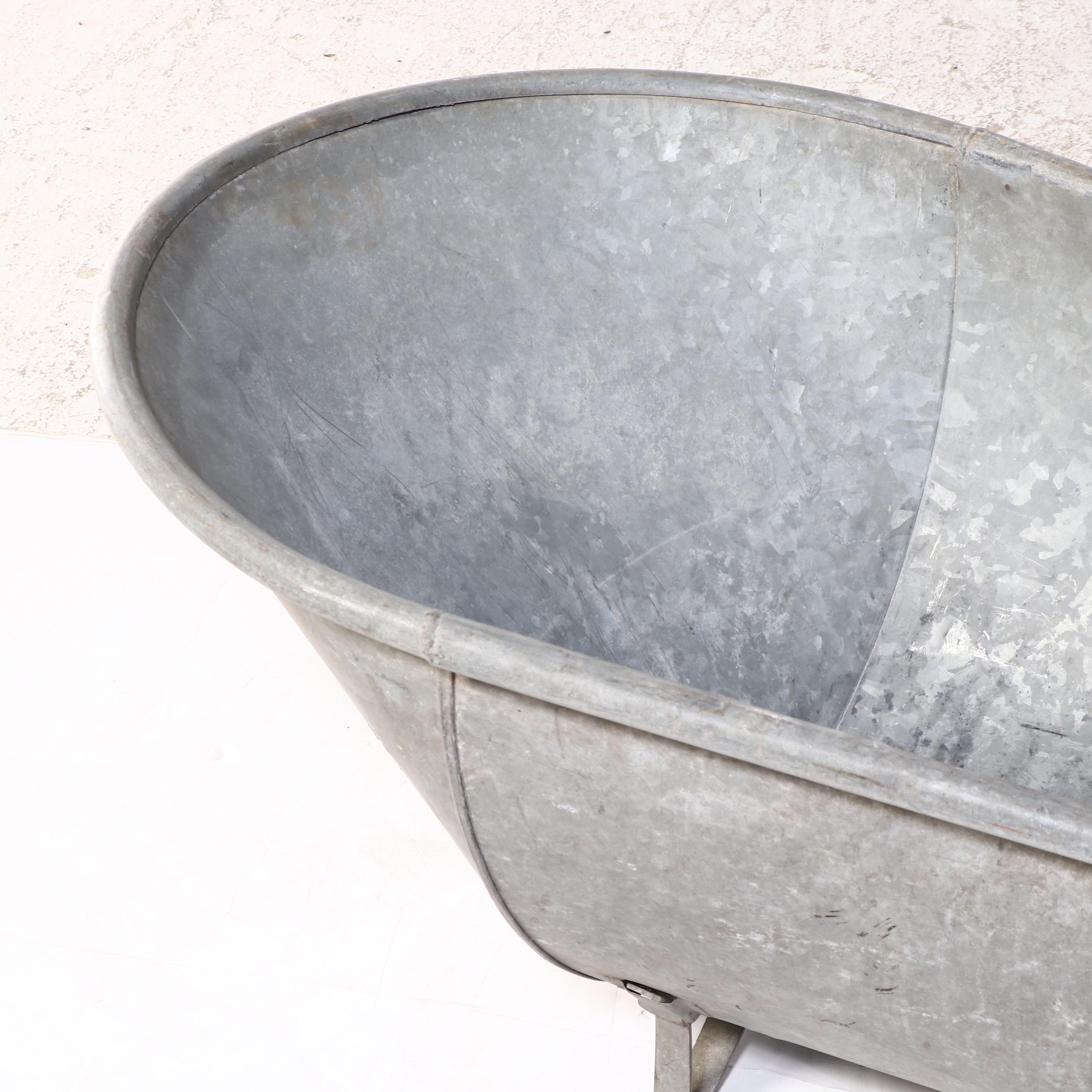 Galvanized Metal Tub/Planter