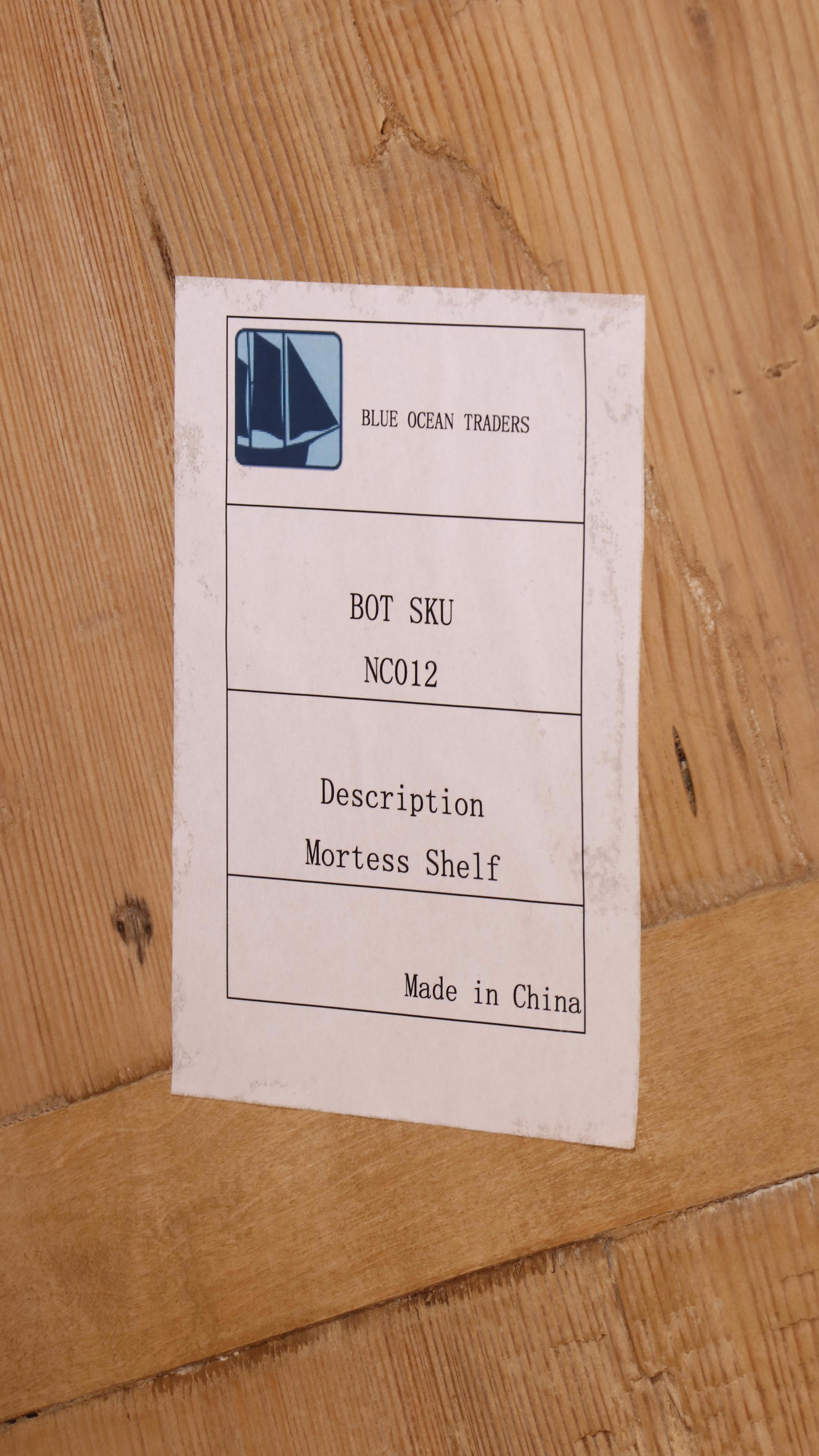 Rustic Reclaimed Pine Five-Tier "Mortise" Shelving Unit