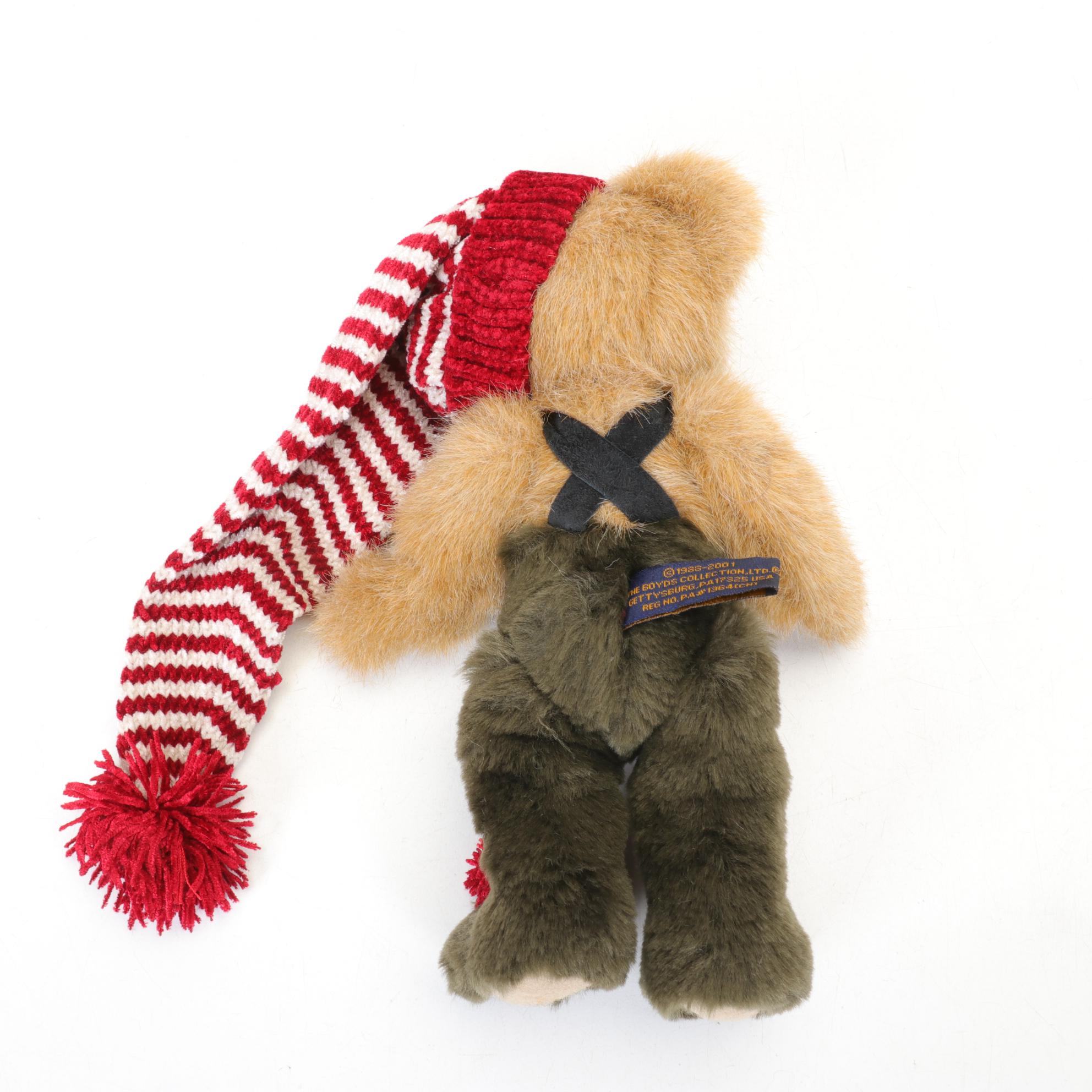 Boyds Bears Collection Features "Reggie Foxworthy" and Two Bears With Caps