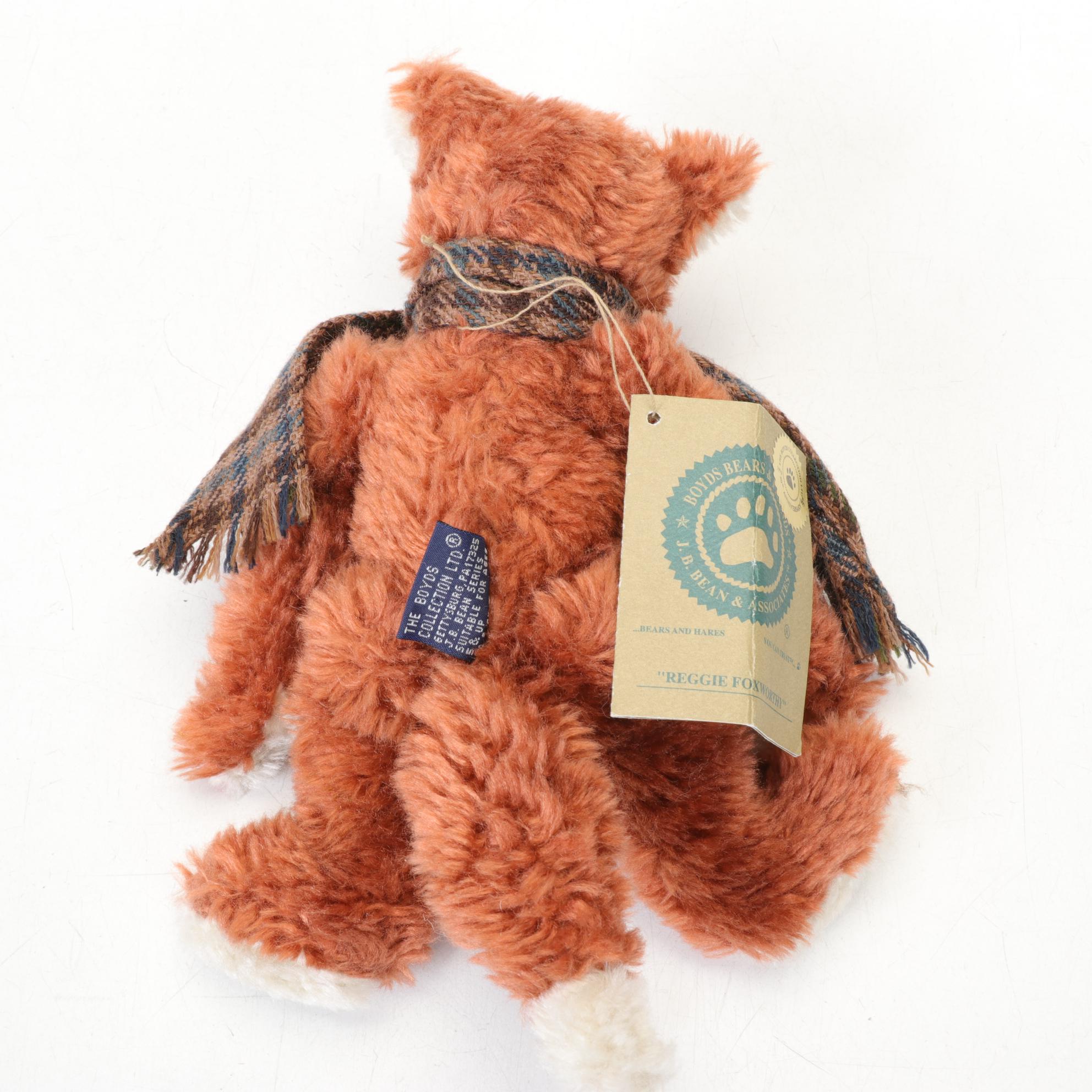 Boyds Bears Collection Features "Reggie Foxworthy" and Two Bears With Caps