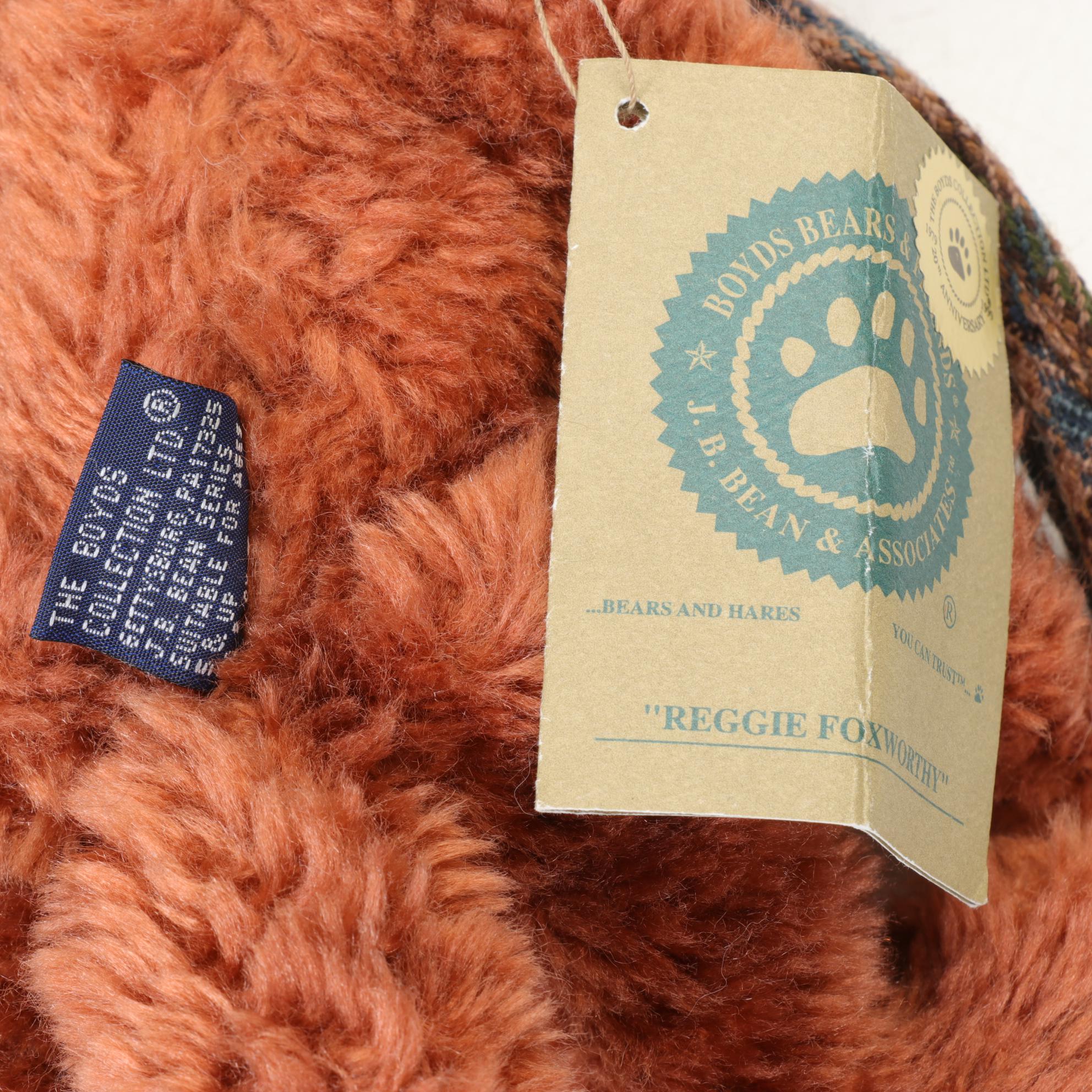 Boyds Bears Collection Features "Reggie Foxworthy" and Two Bears With Caps