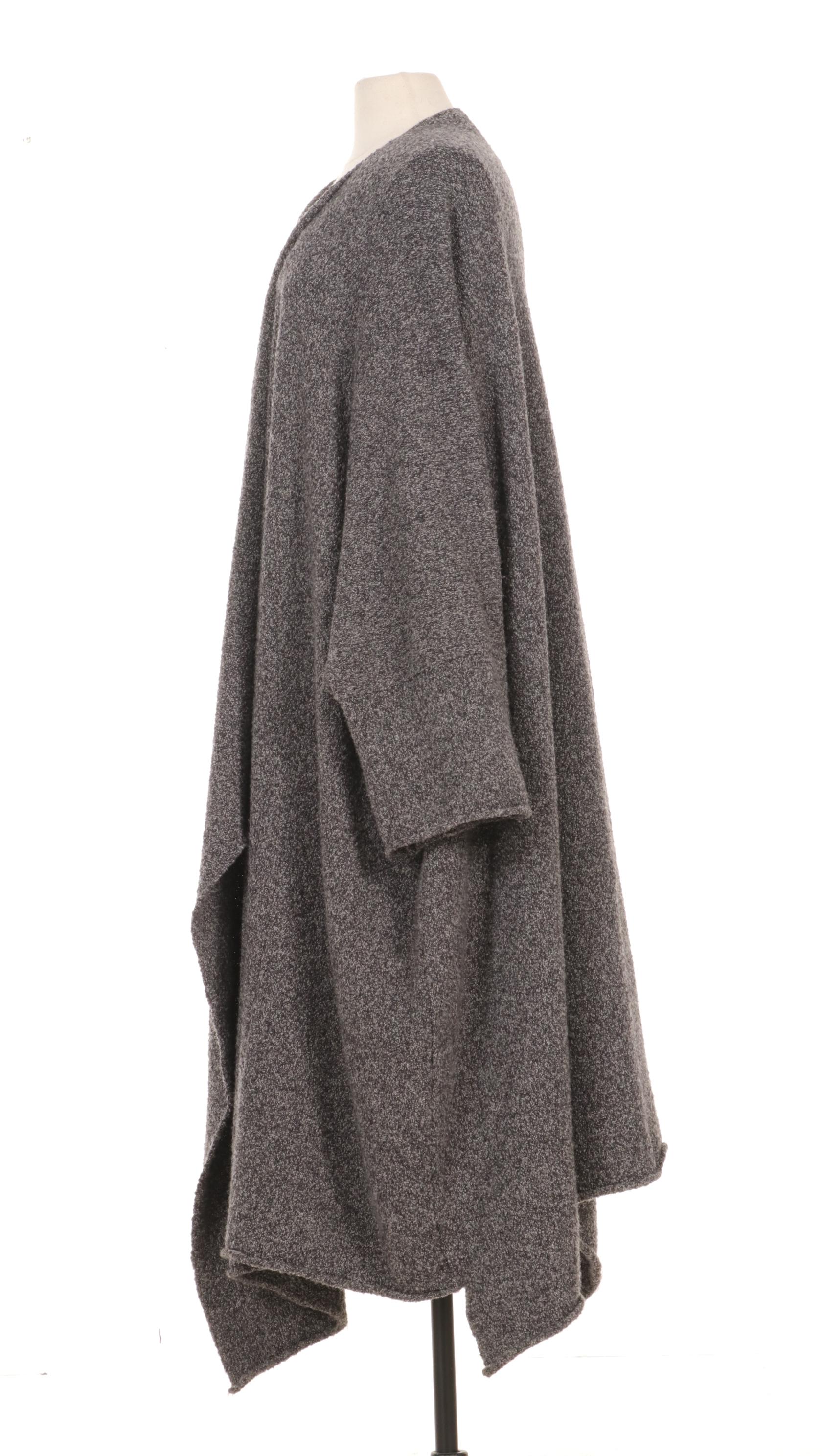 Eskandar Wool and Cashmere Blend Bouclé Oversized Wrap Sweater