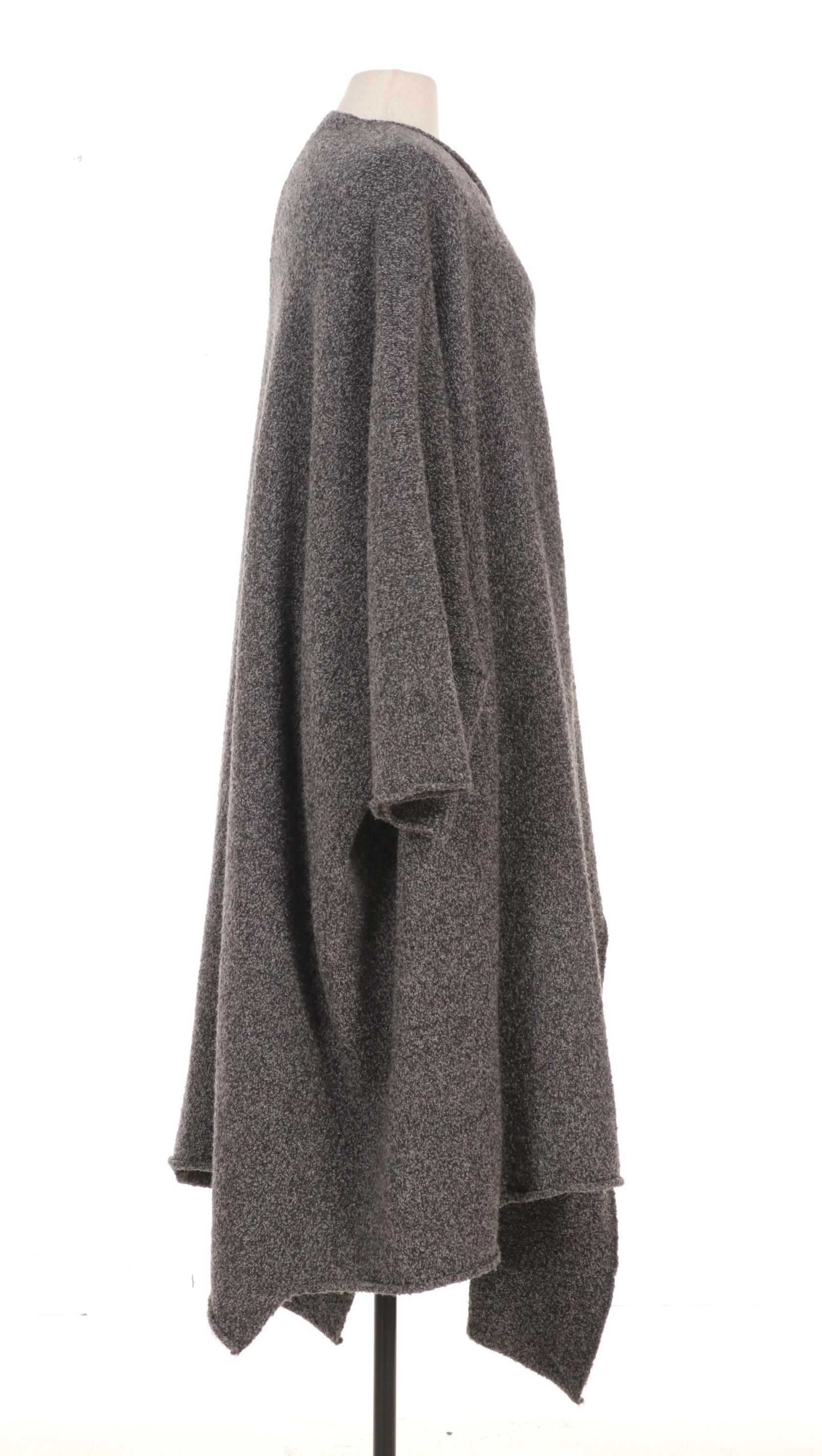 Eskandar Wool and Cashmere Blend Bouclé Oversized Wrap Sweater