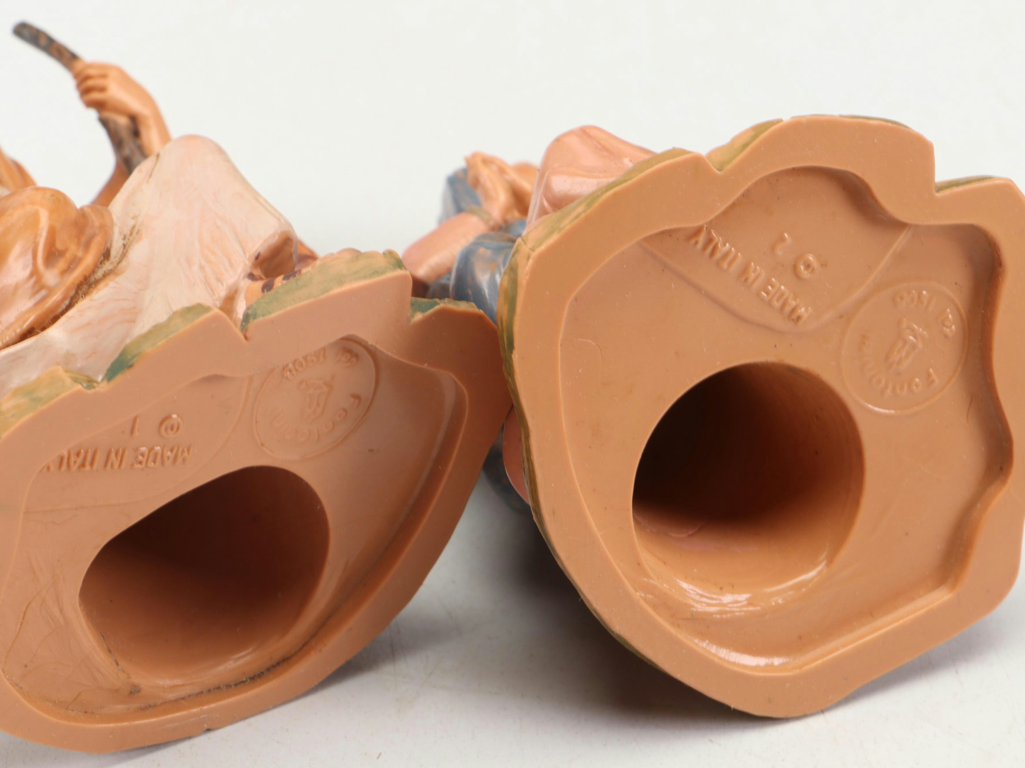 Signed Fontanini "Jada" and More Roman Inc. Resin Christmas Nativity Figures