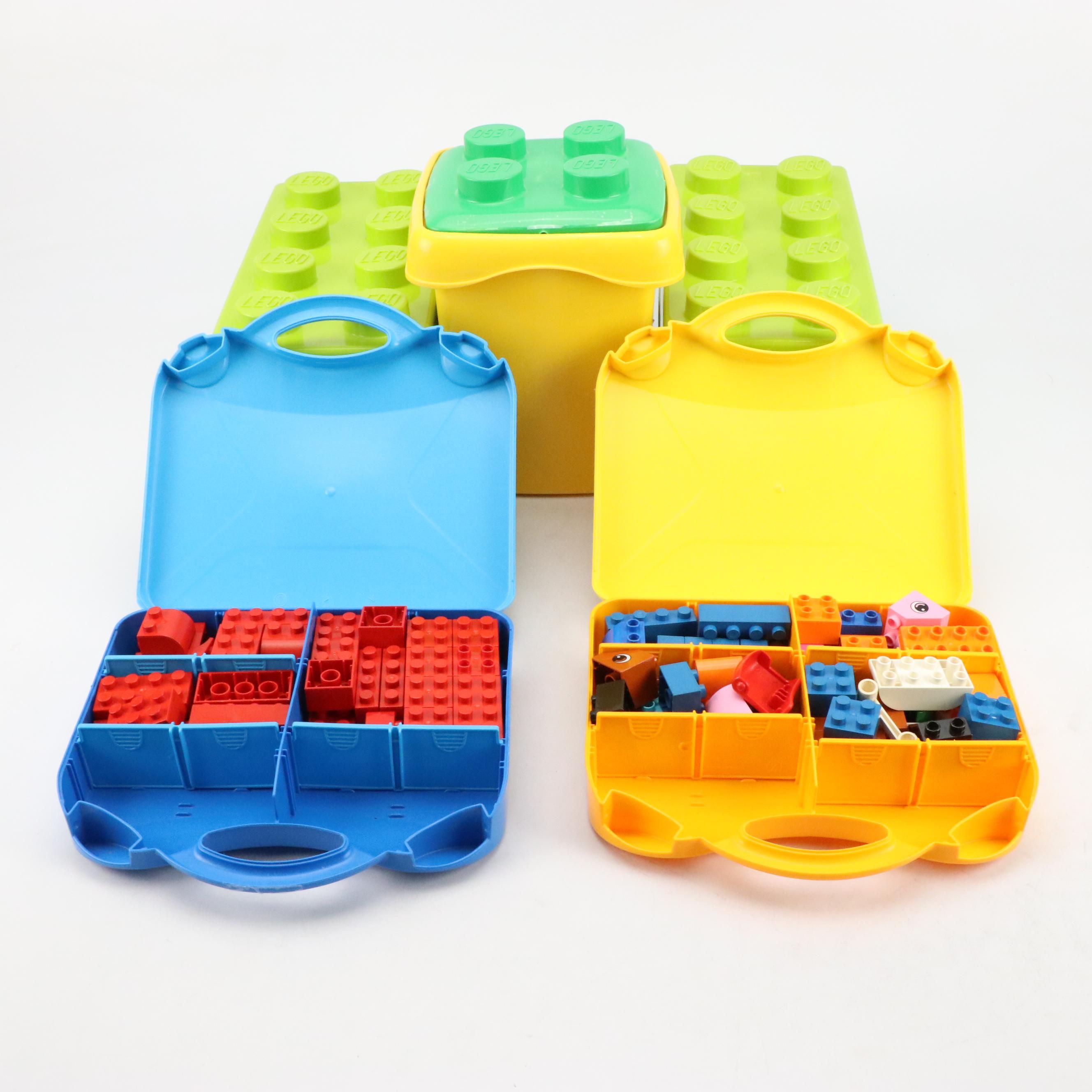 LEGO & DUPLO Blocks in Cases and Storage Boxes