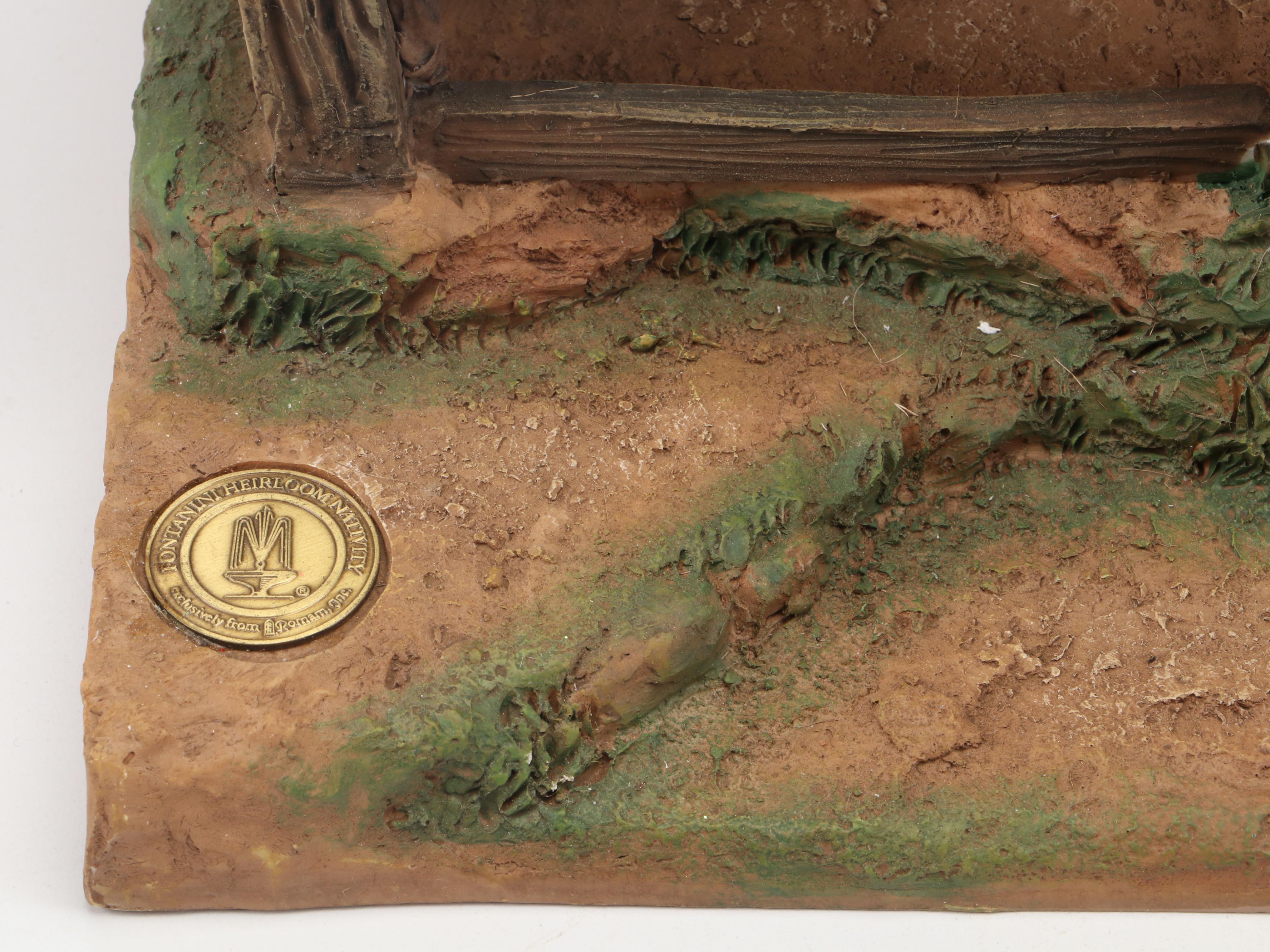 Fontanini Resin Illuminating Three-Part Nativity Creche