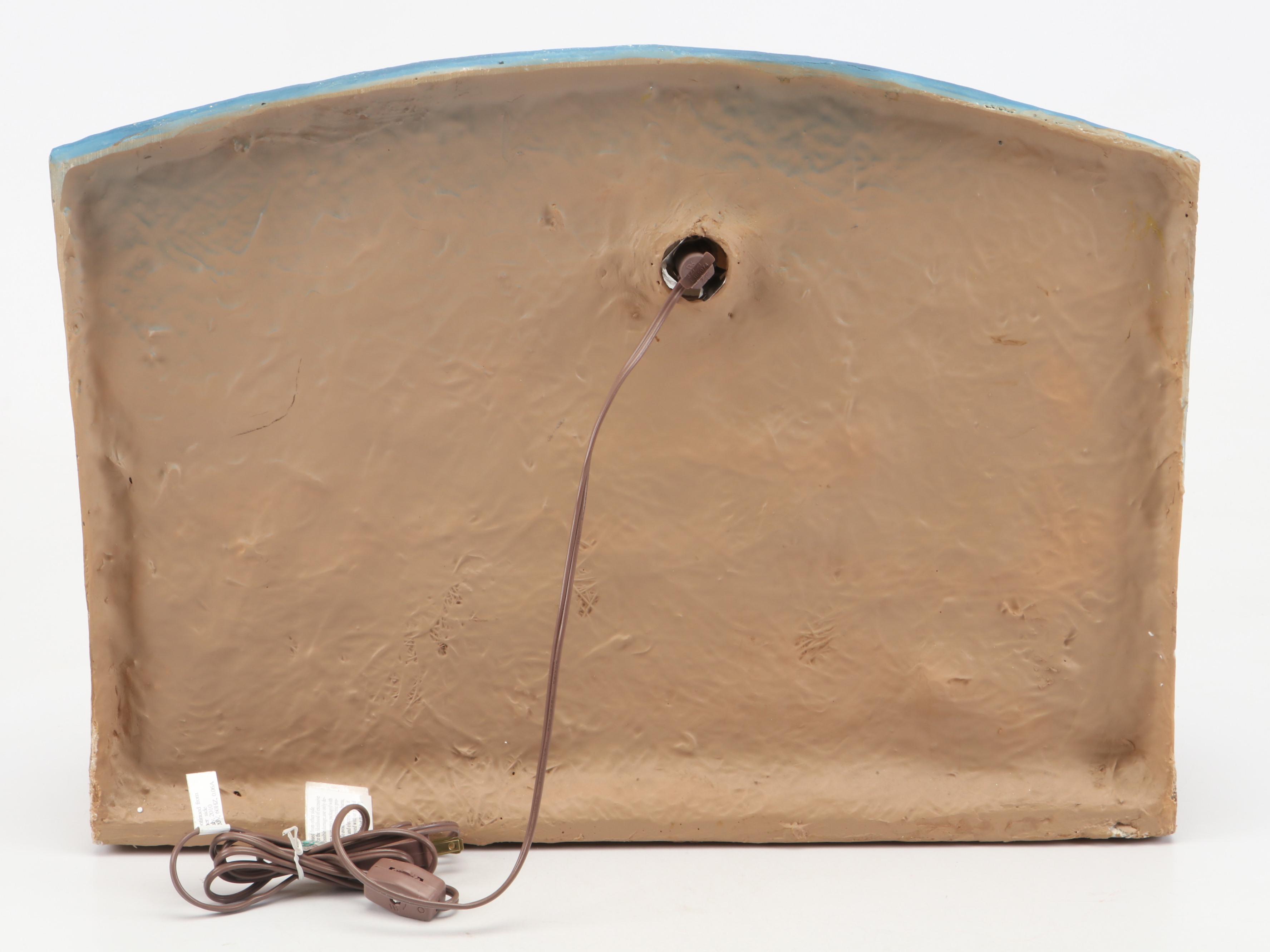 Fontanini Resin Illuminating Three-Part Nativity Creche