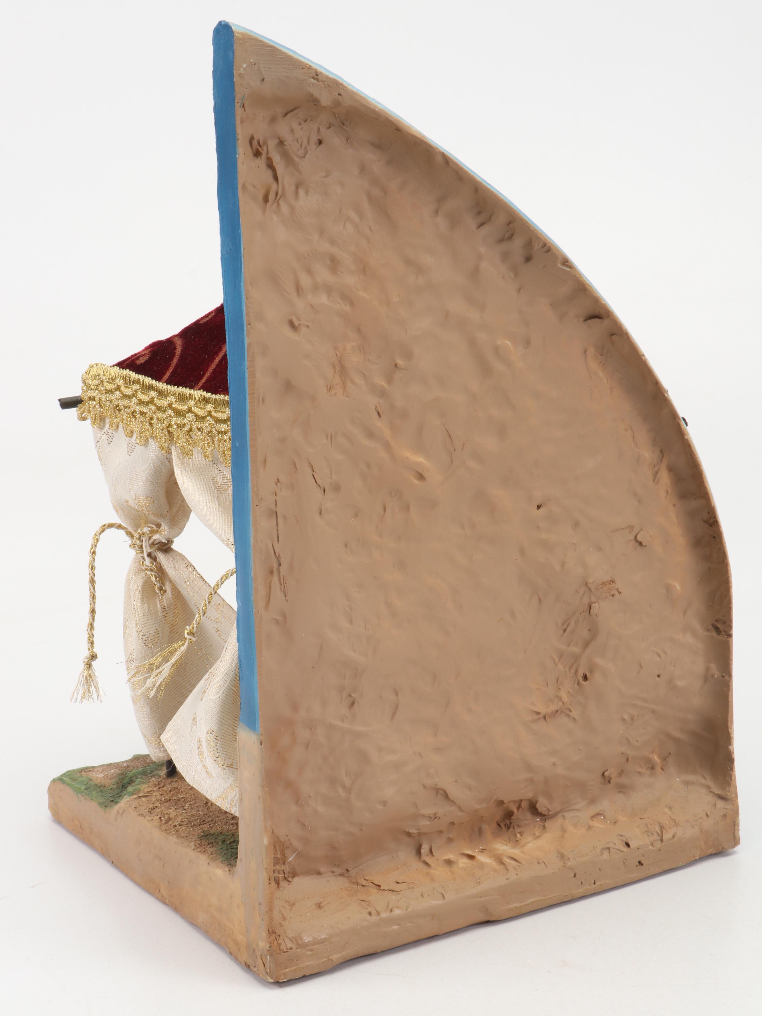 Fontanini Resin Illuminating Three-Part Nativity Creche