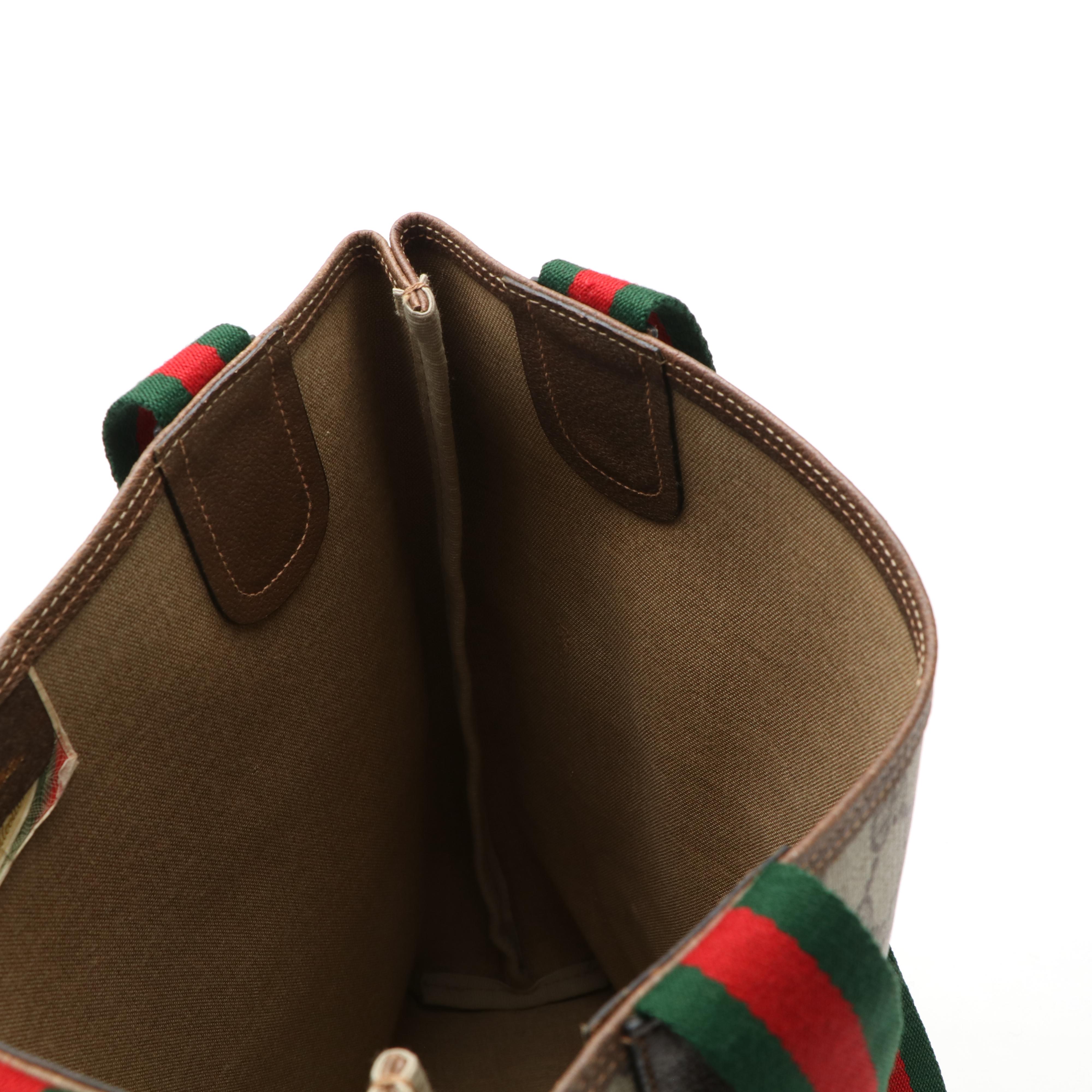 Gucci Ophidia Sherry Line GG Supreme Tote Bag