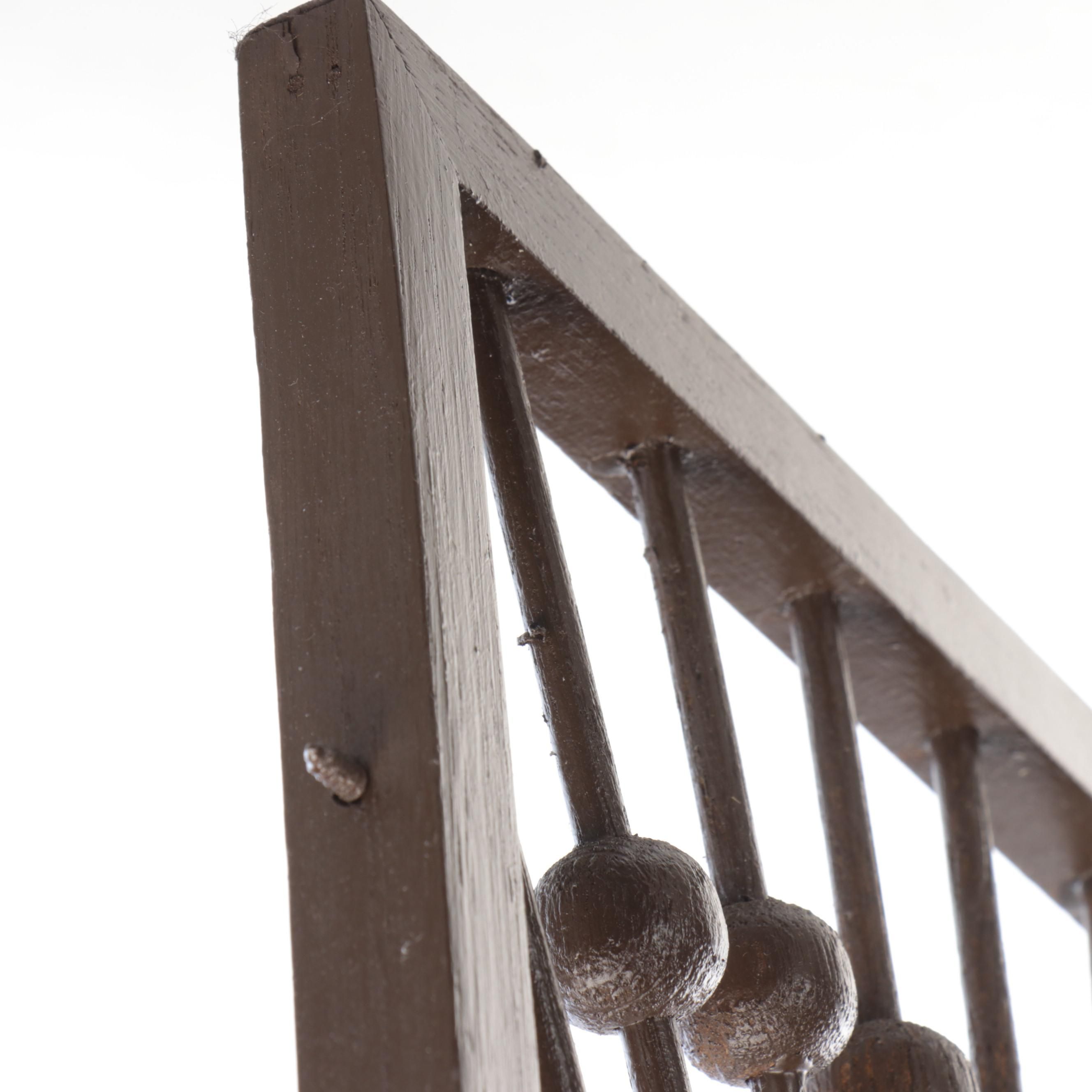 Painted Victorian Wooden Archway Fretwork Panels