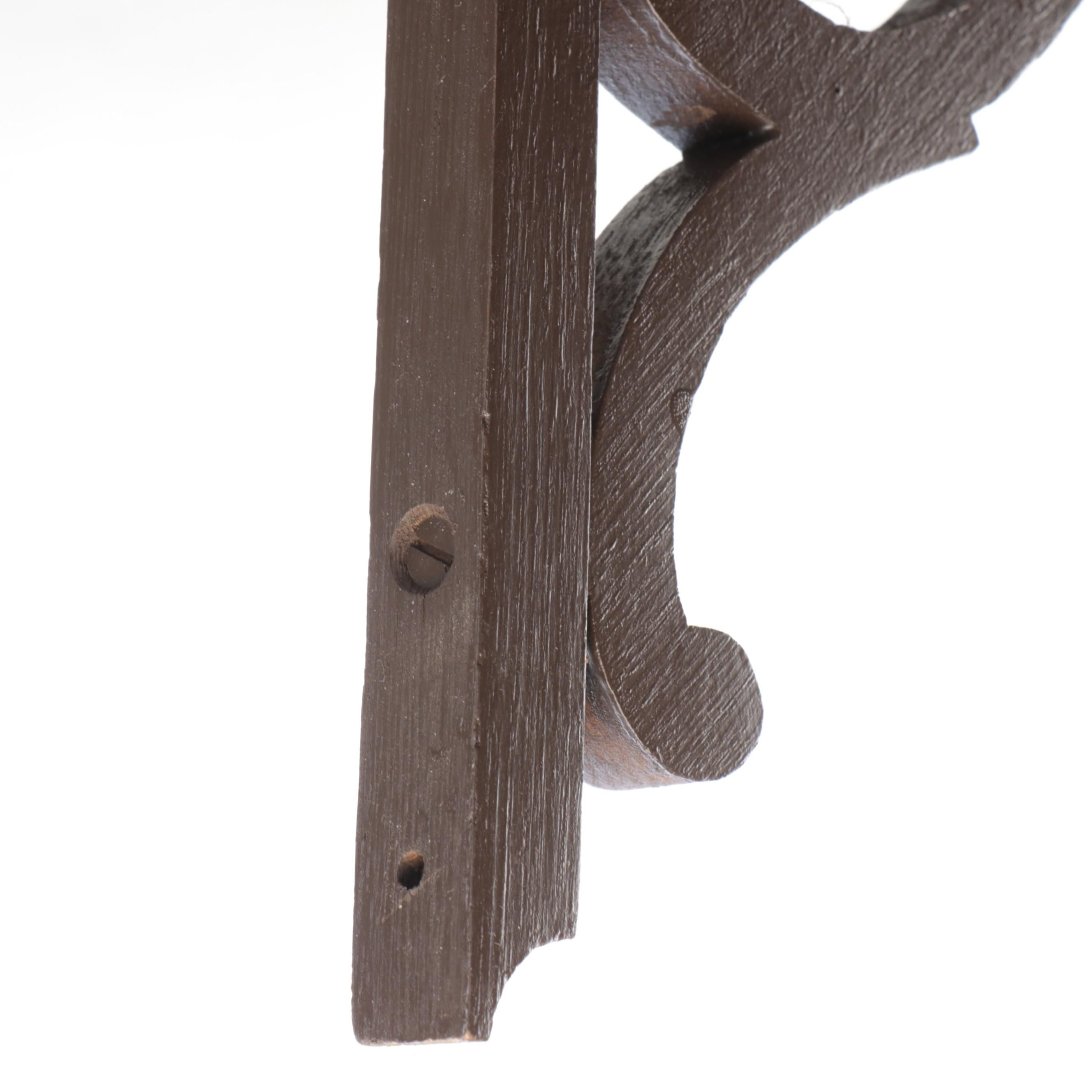 Painted Victorian Wooden Archway Fretwork Panels