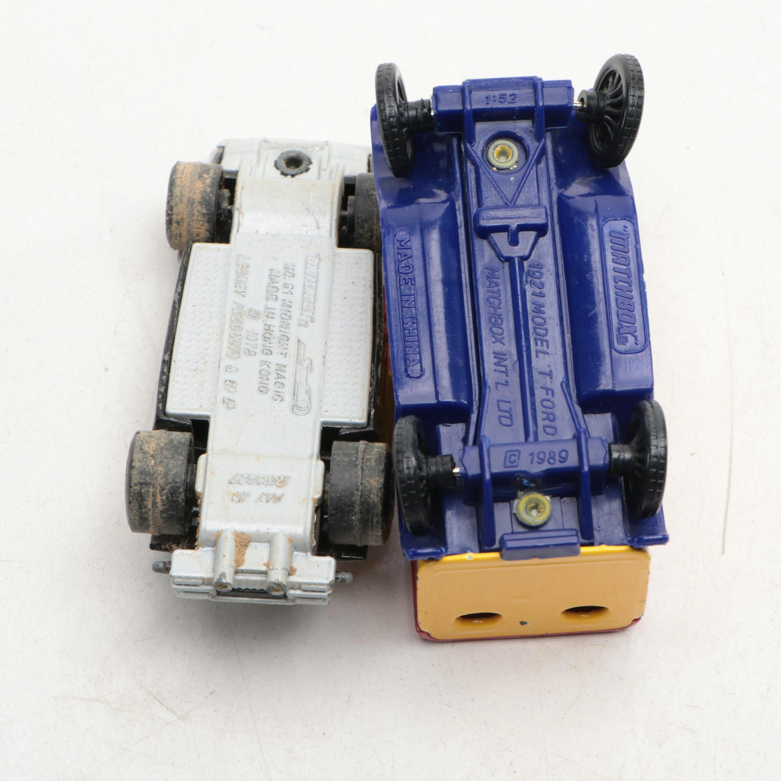 Matchbox Diecast Vehicles includes Porsche, Mazda, Tanks and Case