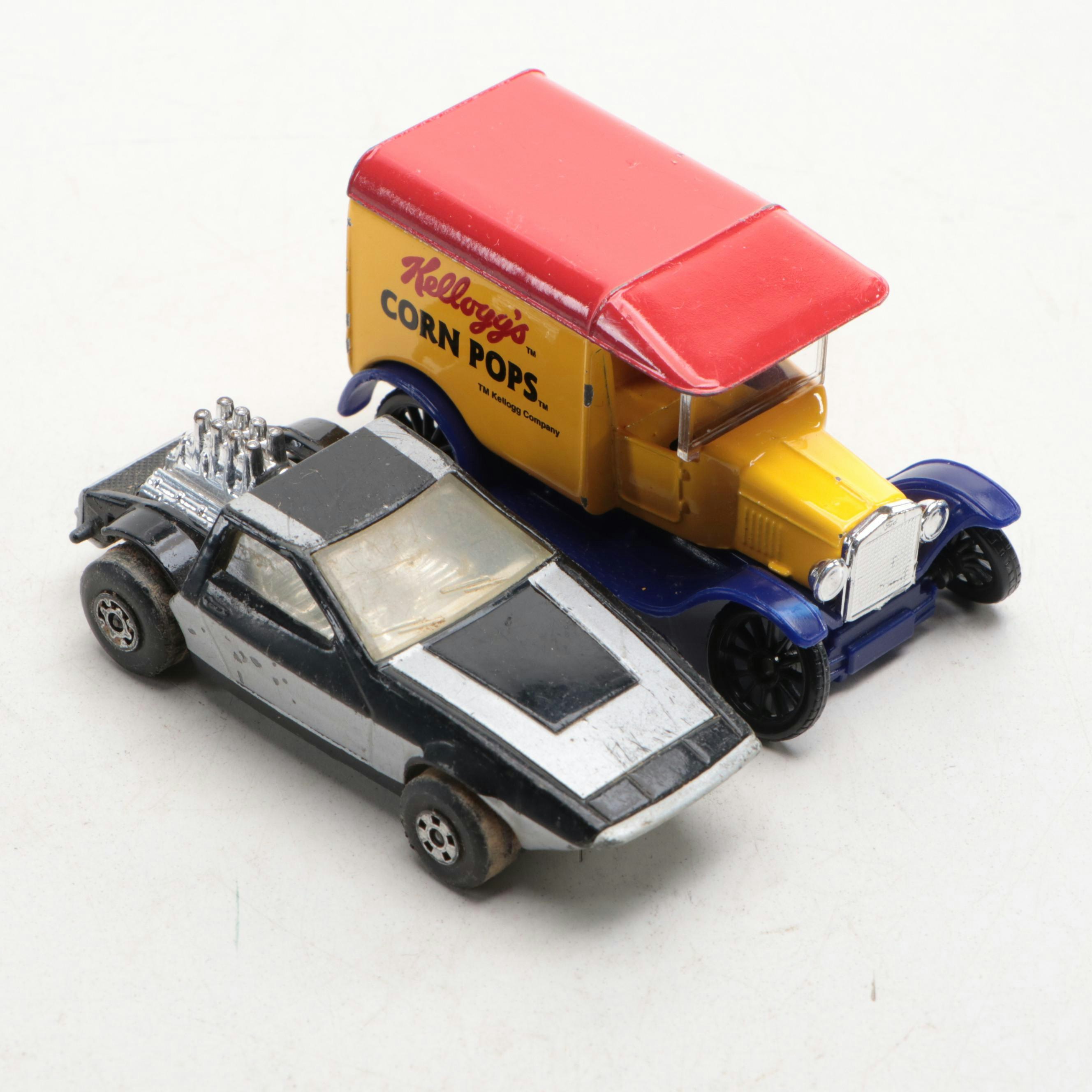 Matchbox Diecast Vehicles includes Porsche, Mazda, Tanks and Case