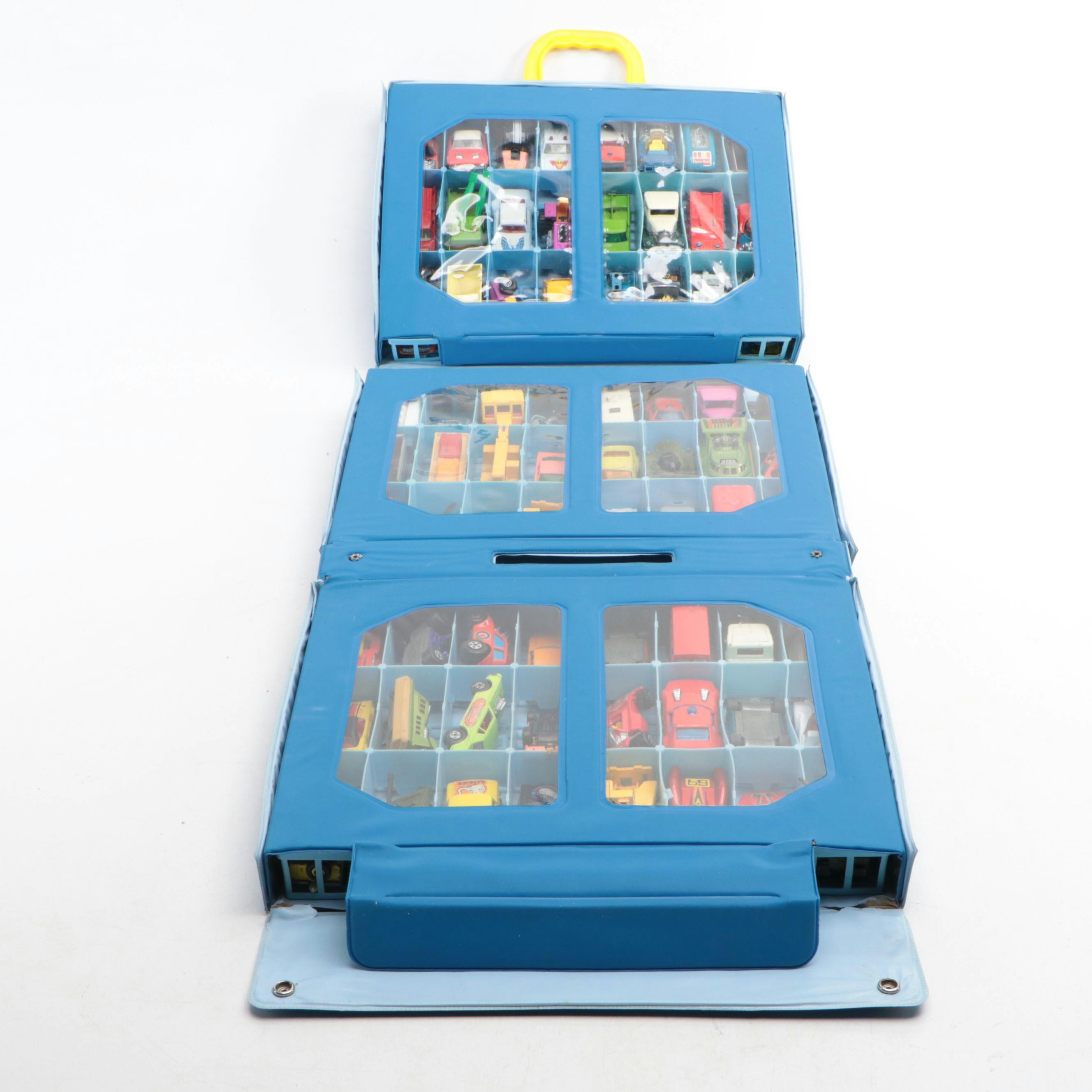 Matchbox Diecast Vehicles includes Porsche, Mazda, Tanks and Case