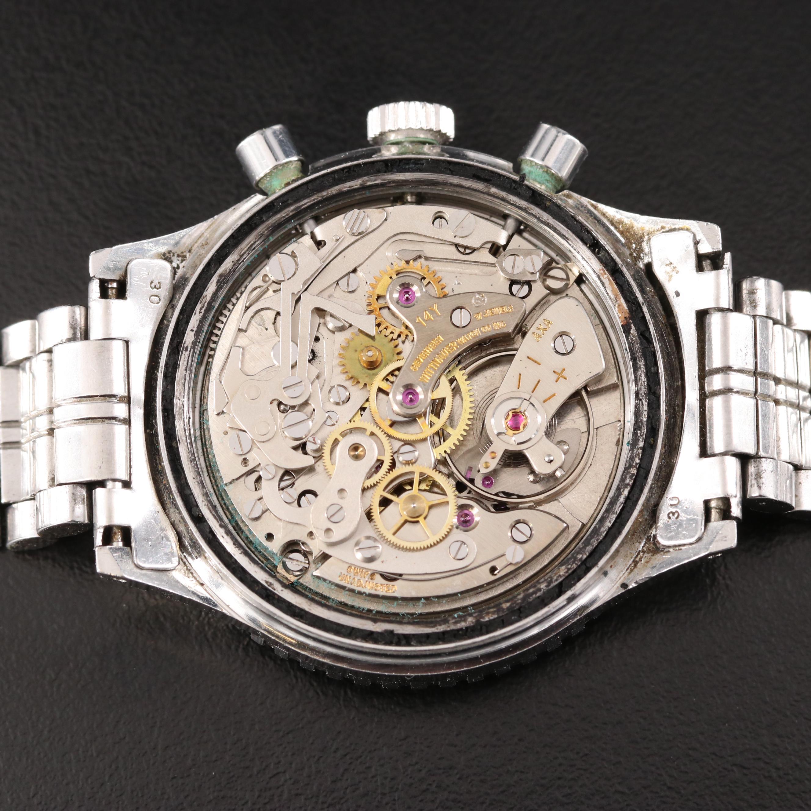 Vintage Wittnauer Professional Chronograph Watch