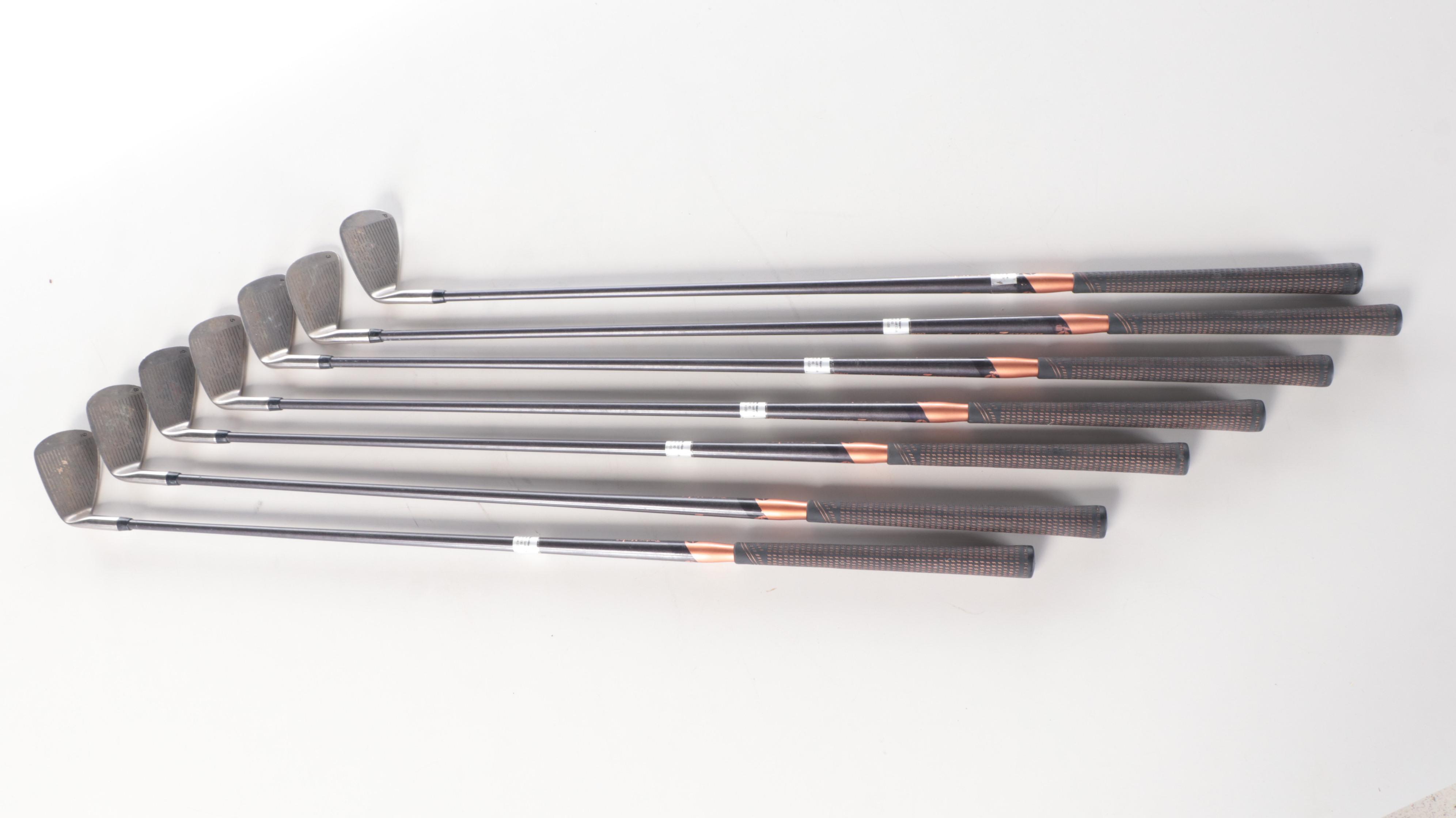 Wilson Fat Shaft Irons and Drivers and TaylorMade Ti Bubble 2 Irons