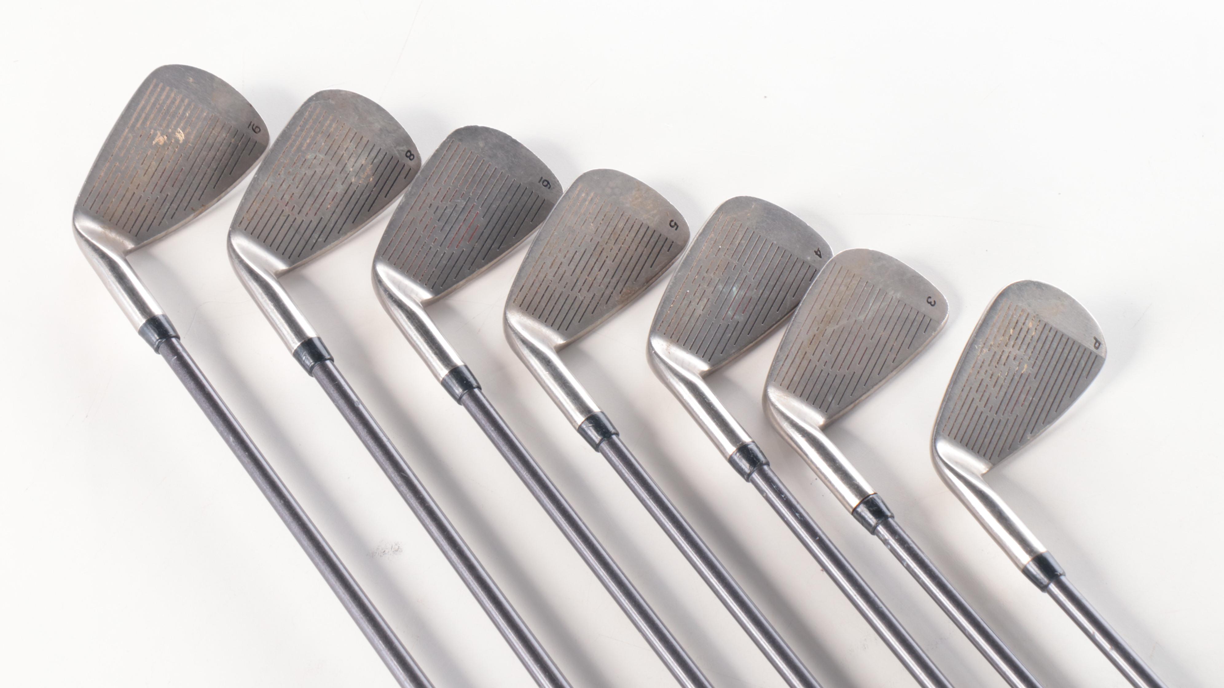 Wilson Fat Shaft Irons and Drivers and TaylorMade Ti Bubble 2 Irons