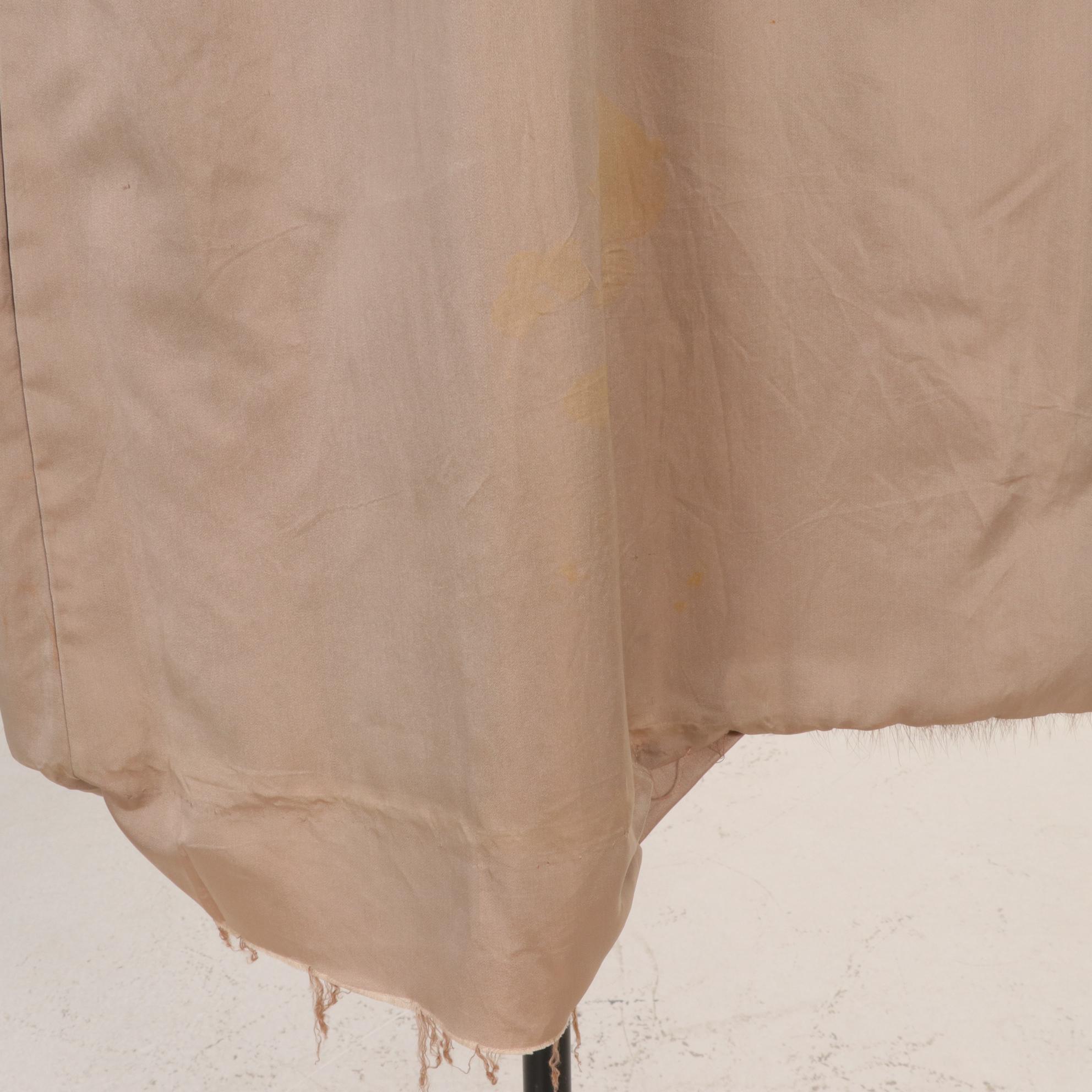 Blond Mink Fur Coat From Lazarus, Mid to Late 20th Century