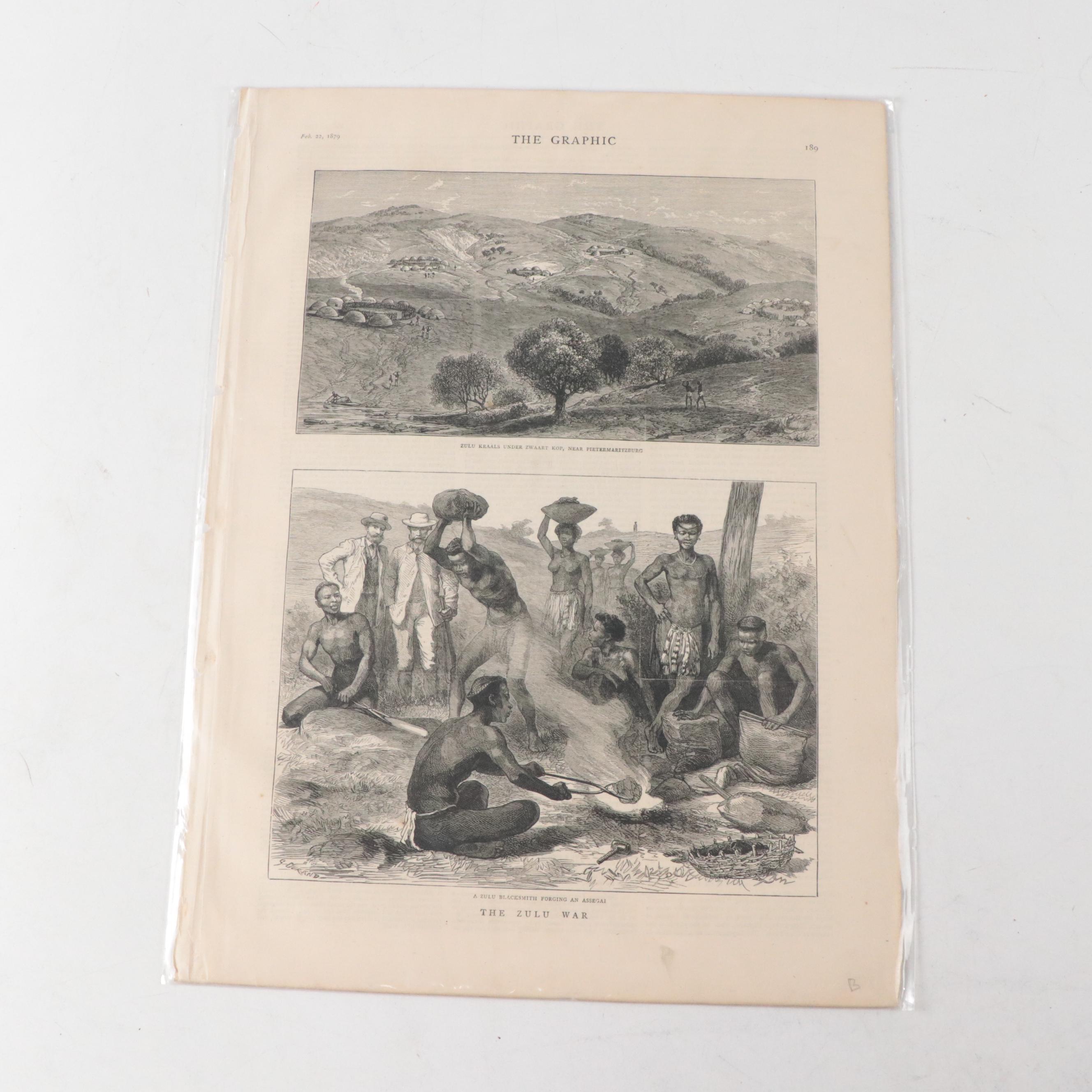 "The Zulu War" and Other Pages from The Graphic Newspaper, February 1879