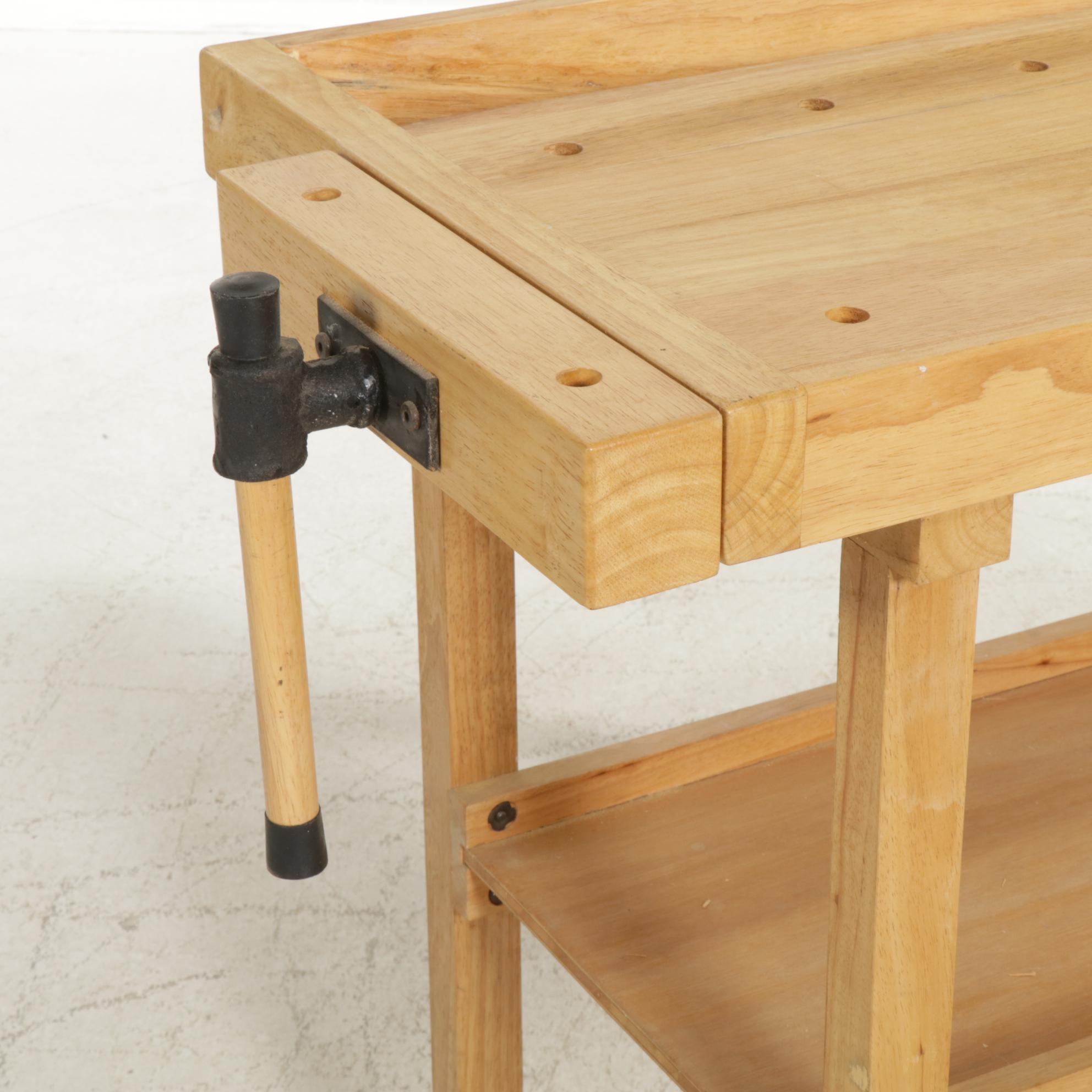 Woodworking Work Table with Accessories