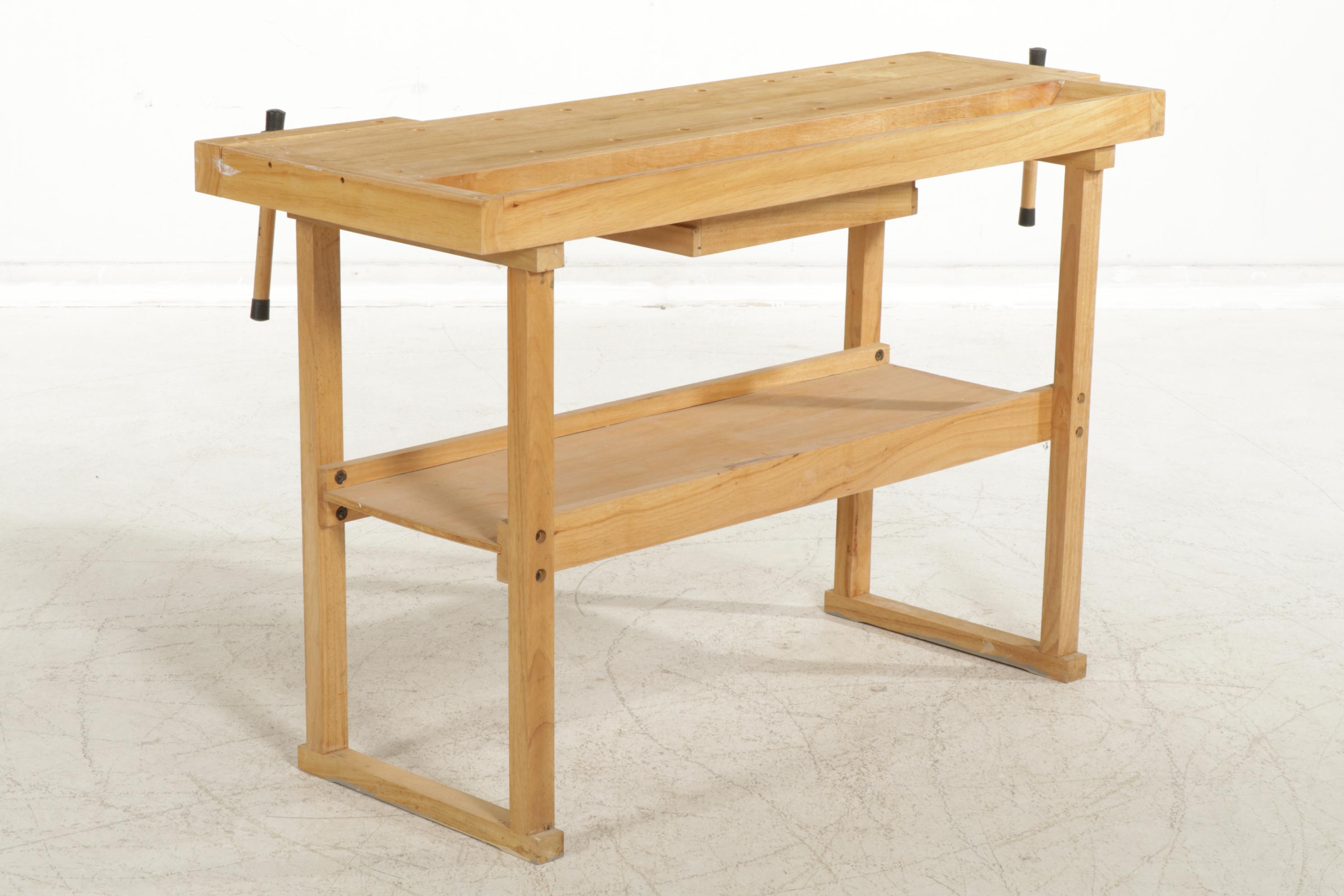 Woodworking Work Table with Accessories