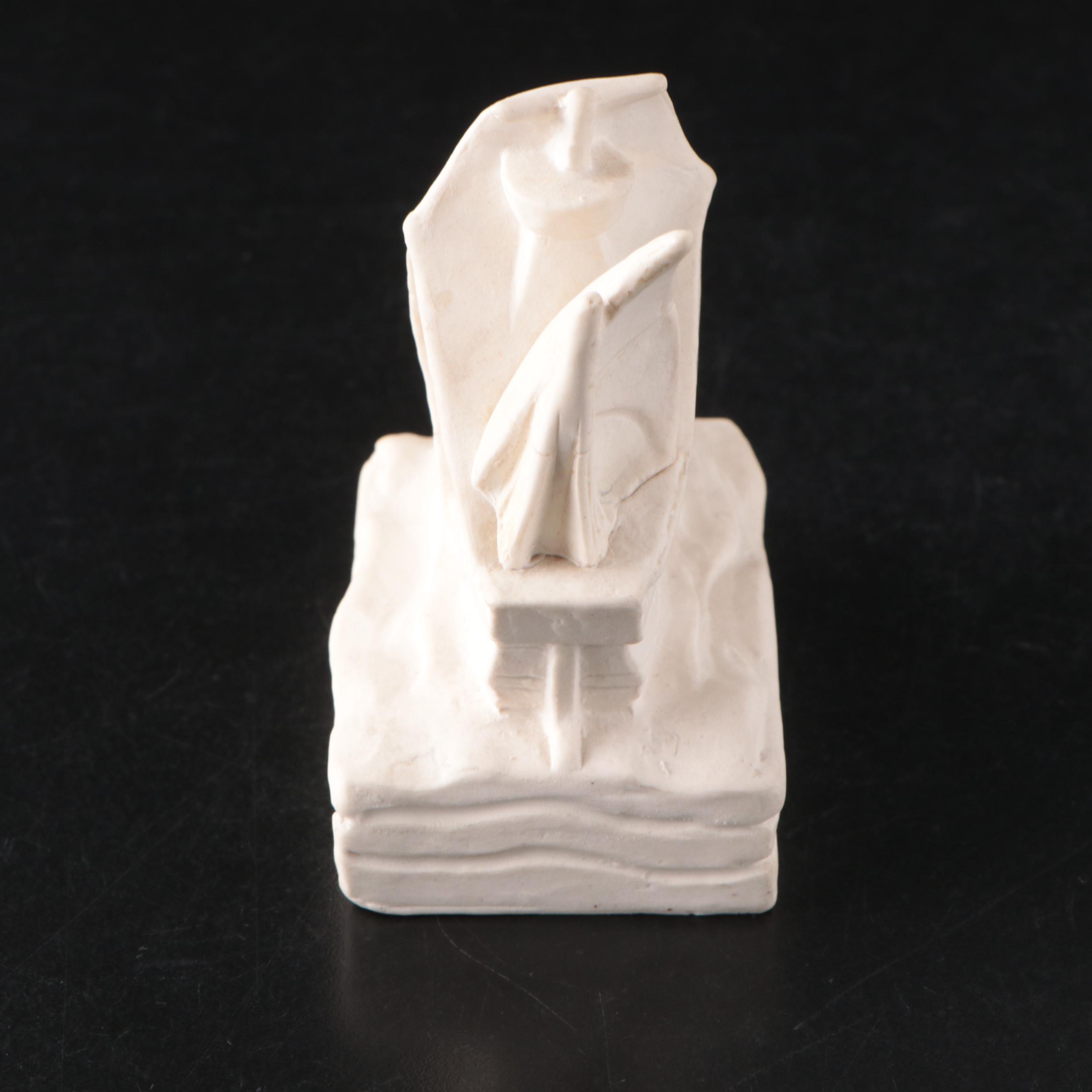 Rookwood Pottery Galleon Ship Paperweights, Early to Mid 20th Century