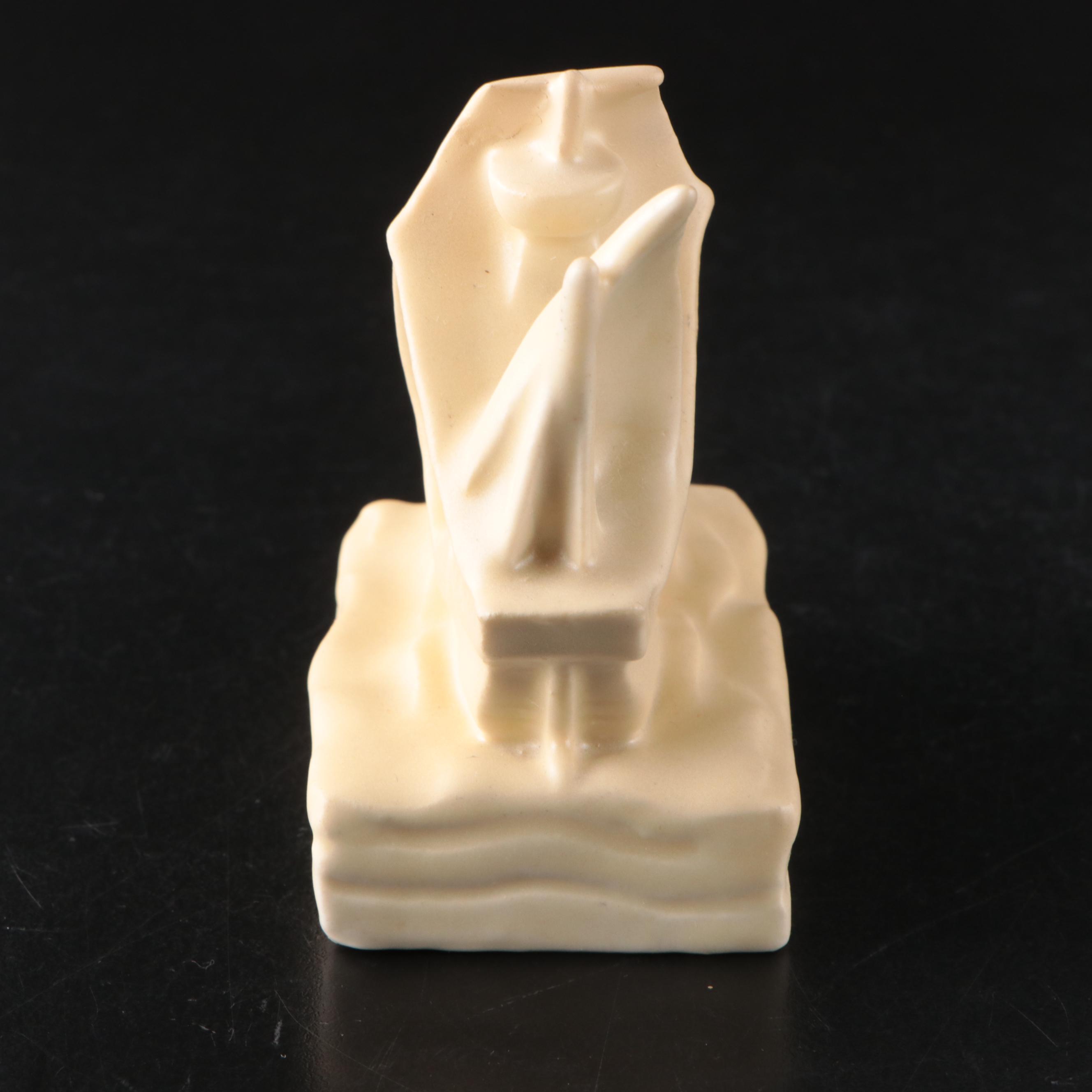 Rookwood Pottery Galleon Ship Paperweights, Early to Mid 20th Century