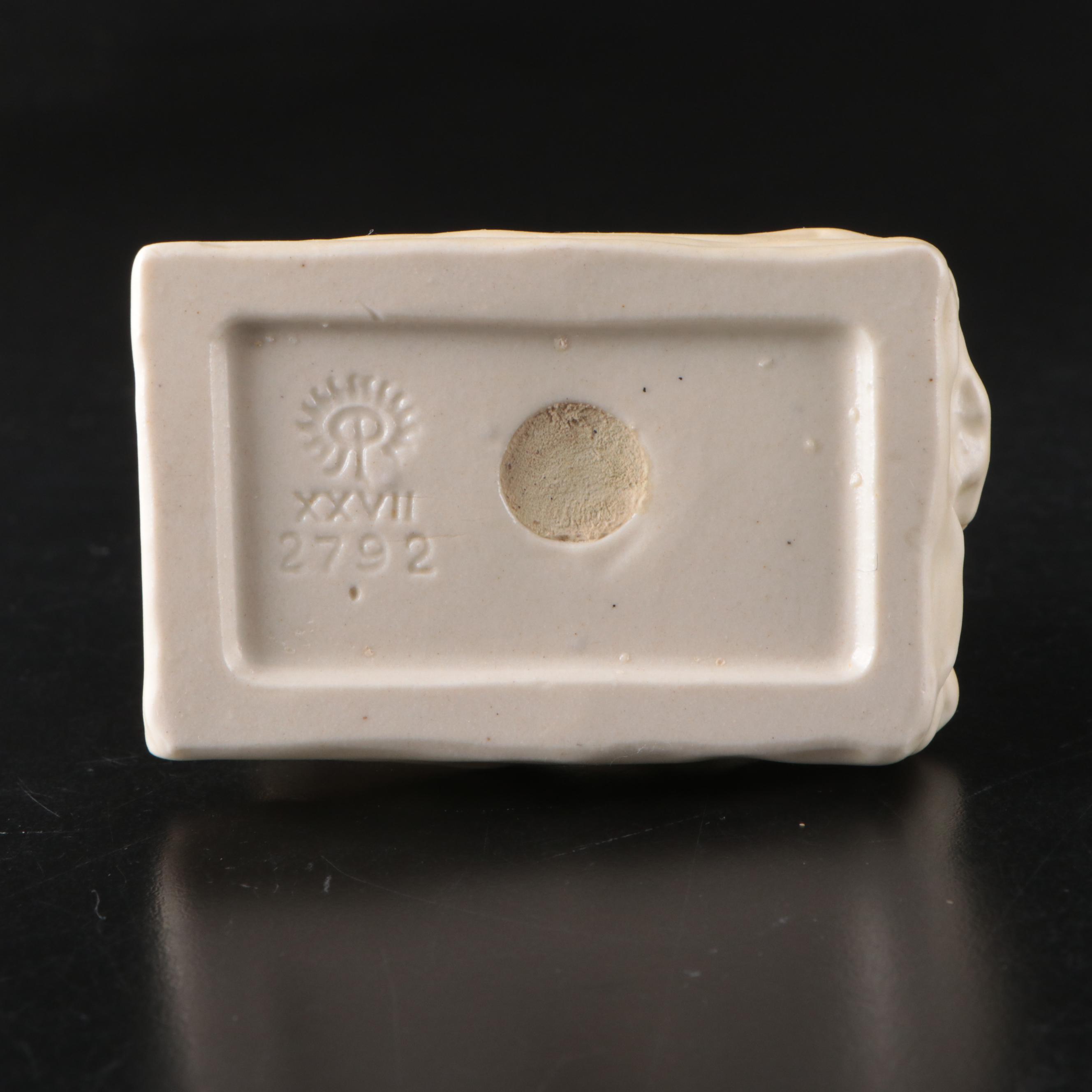 Rookwood Pottery Galleon Ship Paperweights, Early to Mid 20th Century