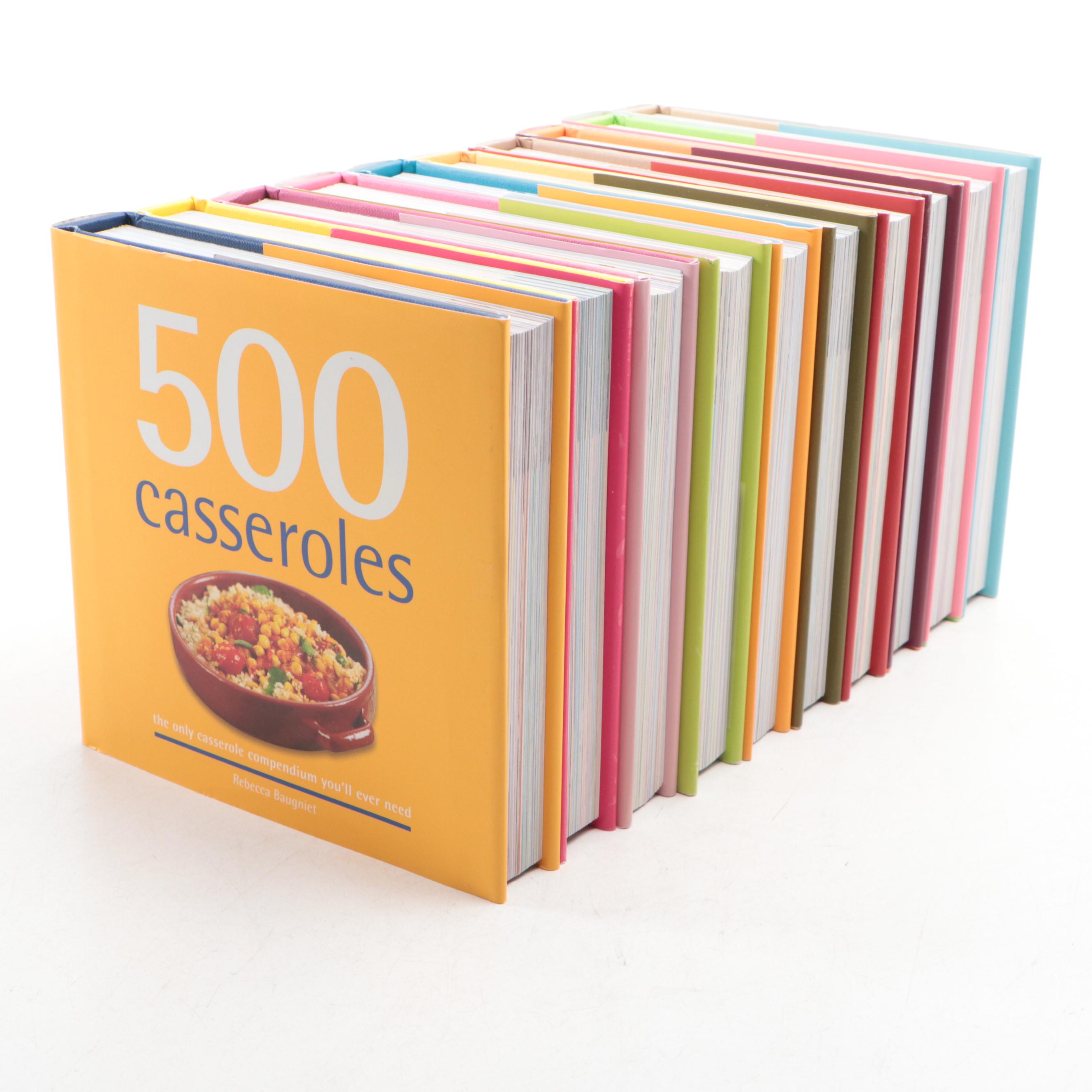 First Edition "500 Casseroles" by Rebecca Baugniet and More Cookbooks